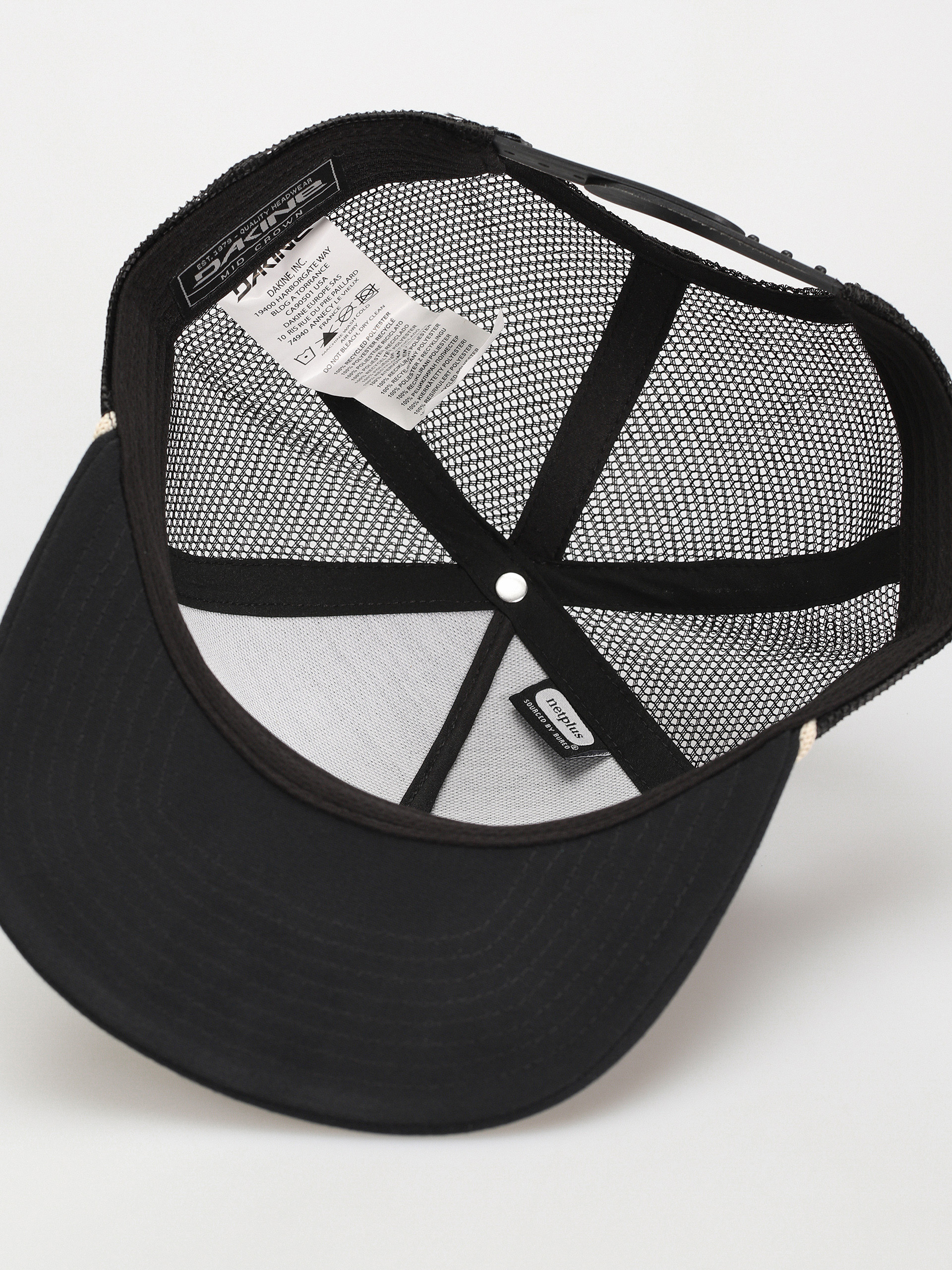 Kšiltovka  Dakine All Sports Trucker (black/turtledove)