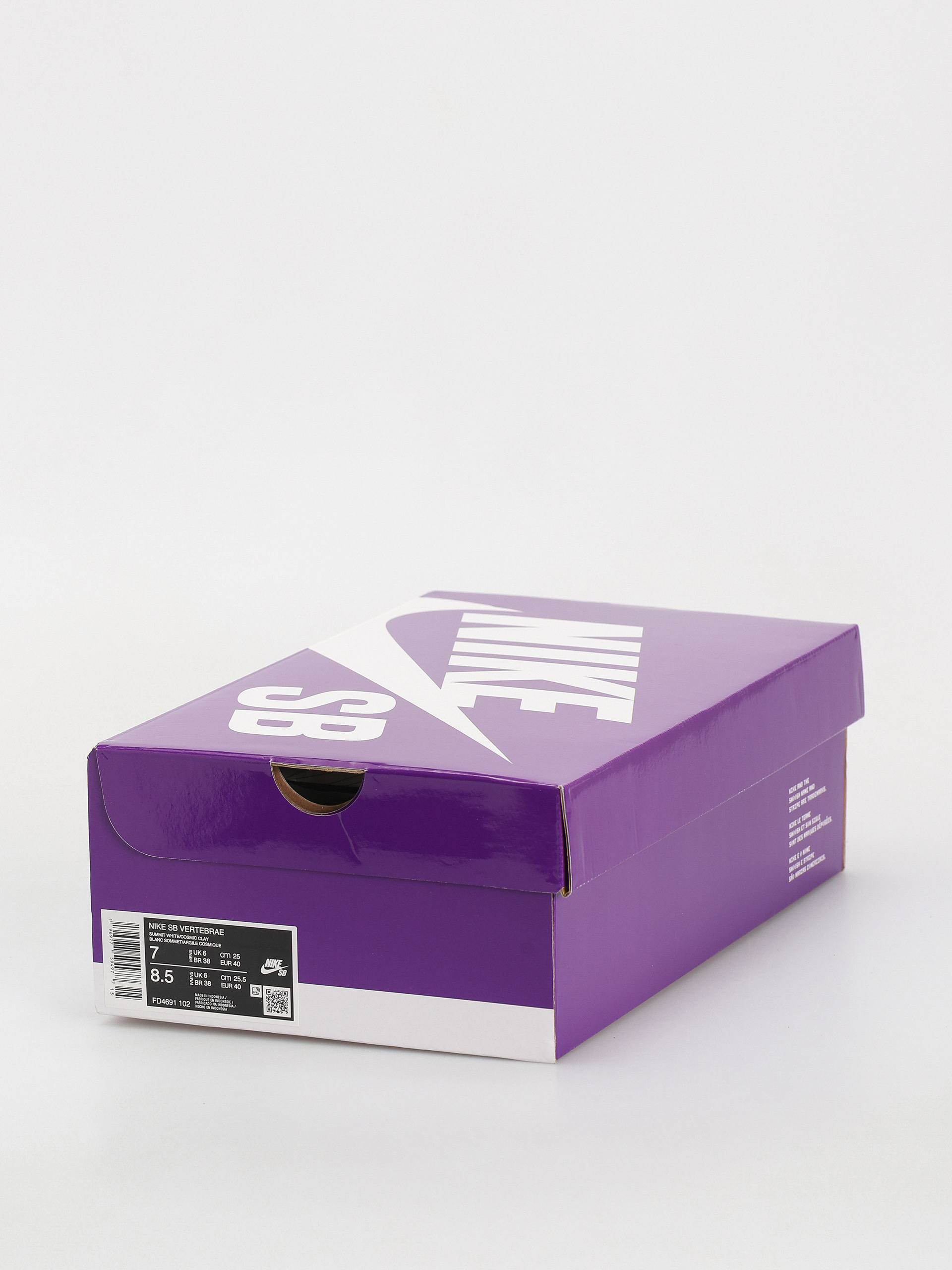 Boty Nike SB Vertebrae (summit white/cosmic clay platinum tint)