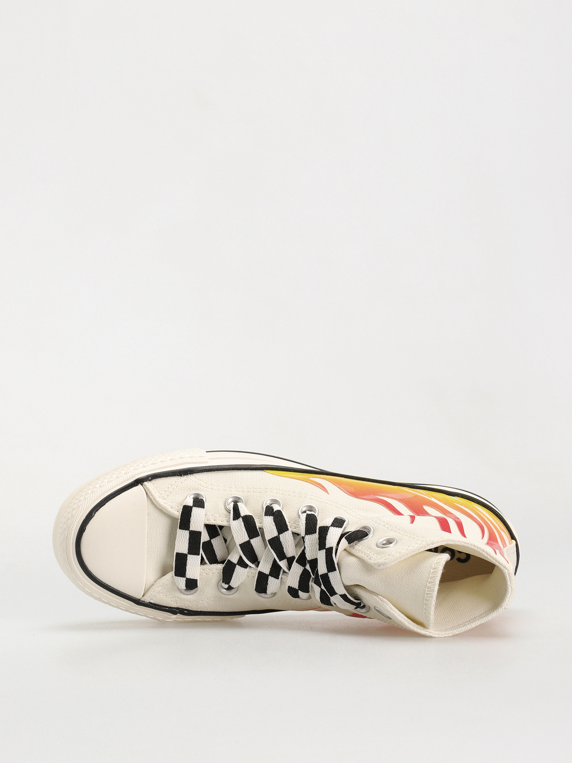 Tenisky Converse Chuck Taylor All Star Lift Hi Wmn (flames/off white)
