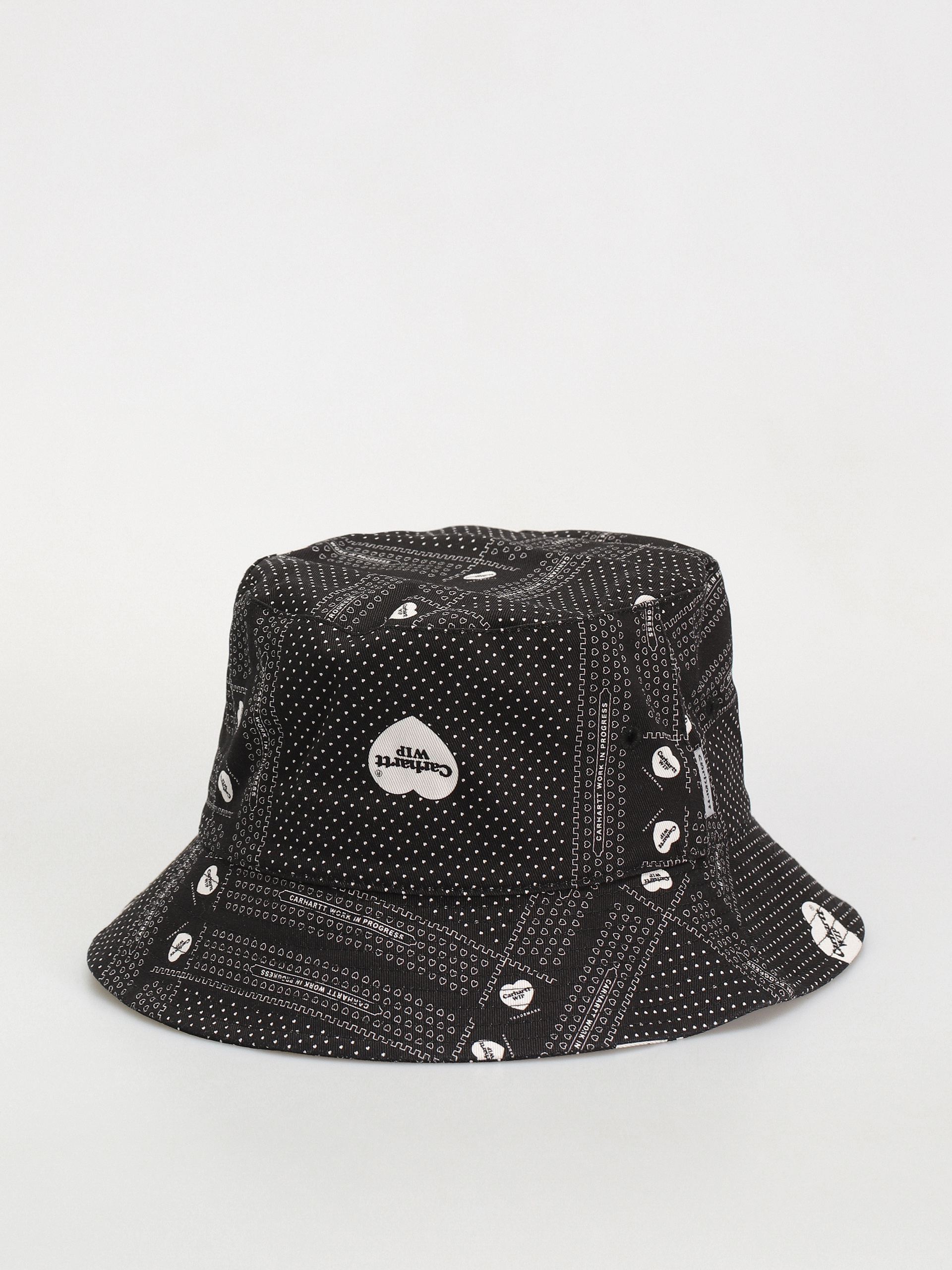 Klobouk Carhartt WIP Graphic Bucket (heart bandana print/black)