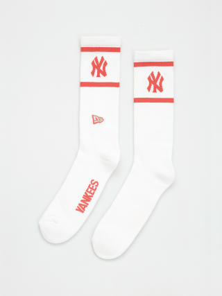 Ponožky New Era MLB Crew New York Yankees (white/red)
