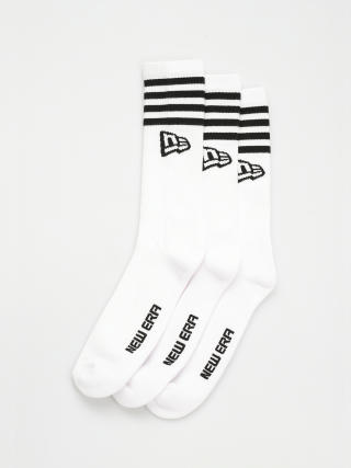 Ponožky New Era Stripe Crew (white)