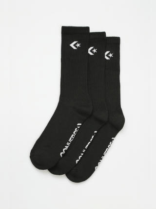 Ponožky Converse Classic Star Chevron Crew 3PK (black)