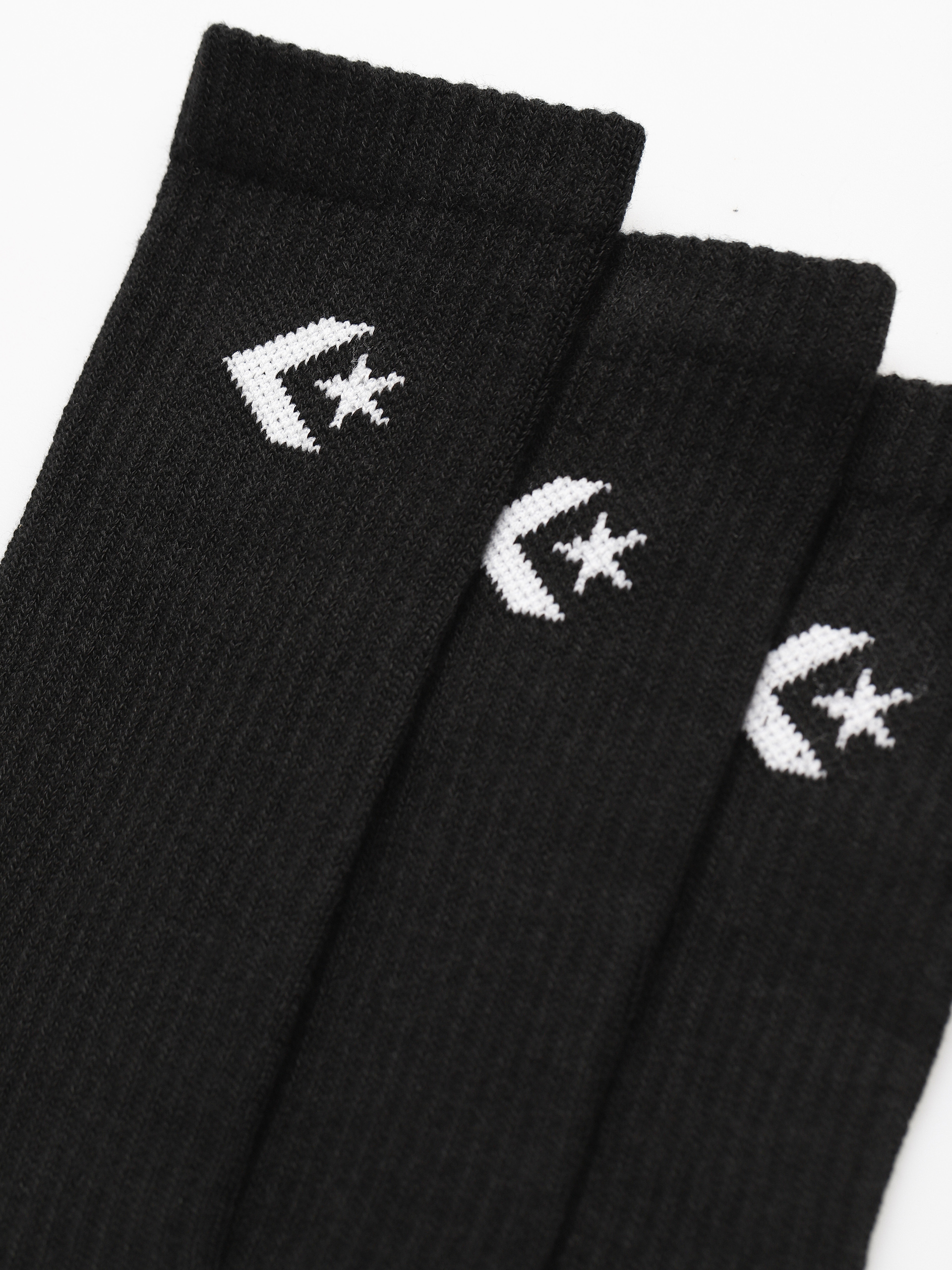 Ponožky Converse Classic Star Chevron Crew 3PK (black)