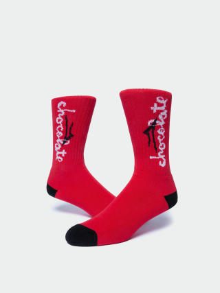 Ponožky Lakai Chunk Logo (red)