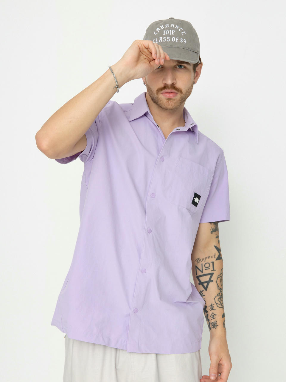 Košile The North Face Murray Button (lite lilac)