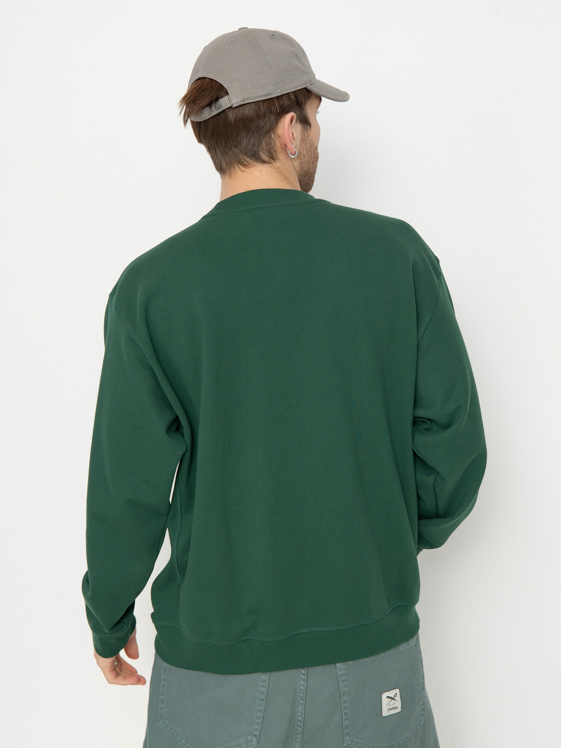 Mikina s kapucí New Balance Athletics Sport (night green)