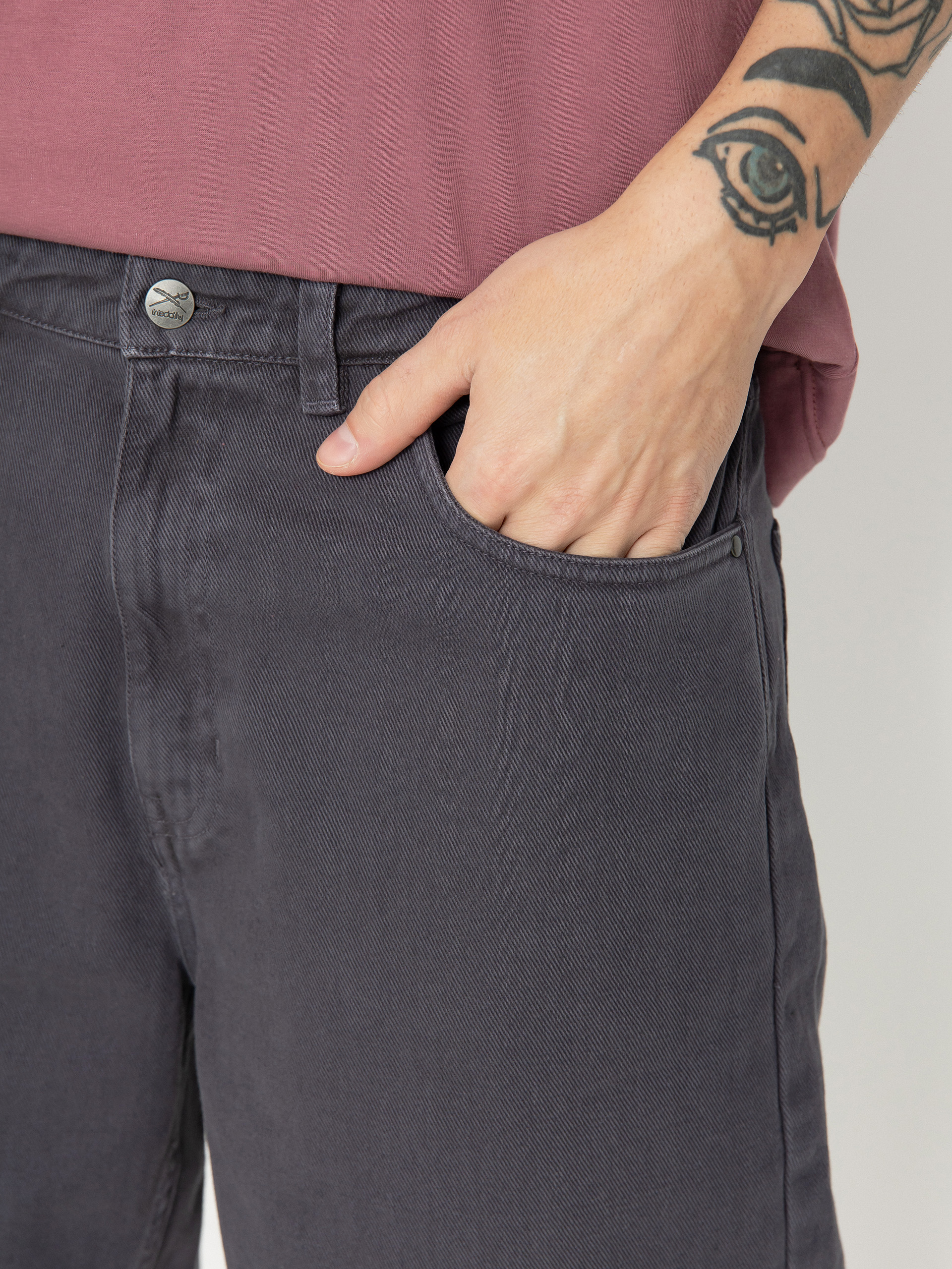 Kraťasy Iriedaily Nanolo (dark steel)