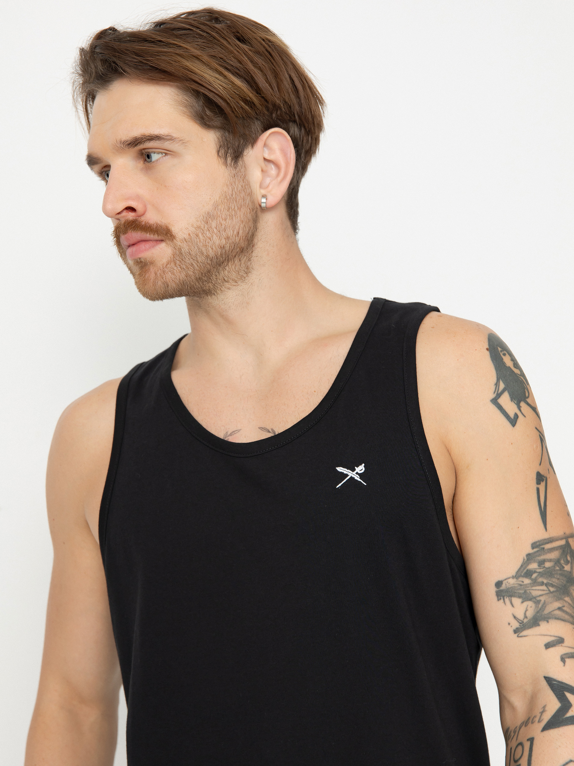 Tričko Iriedaily Mini Flag (black)