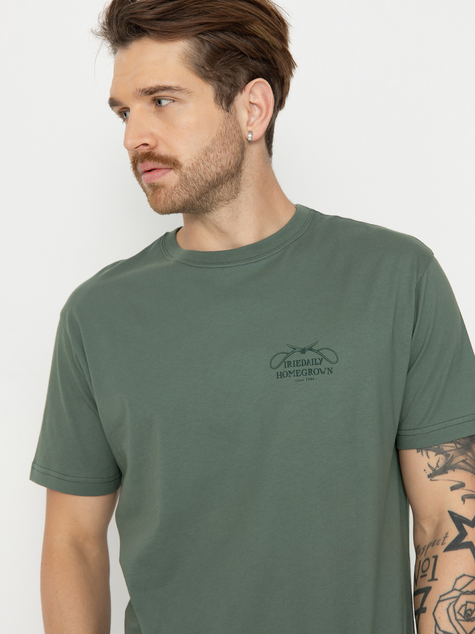 Tričko Iriedaily Bonsigh (jungle green)