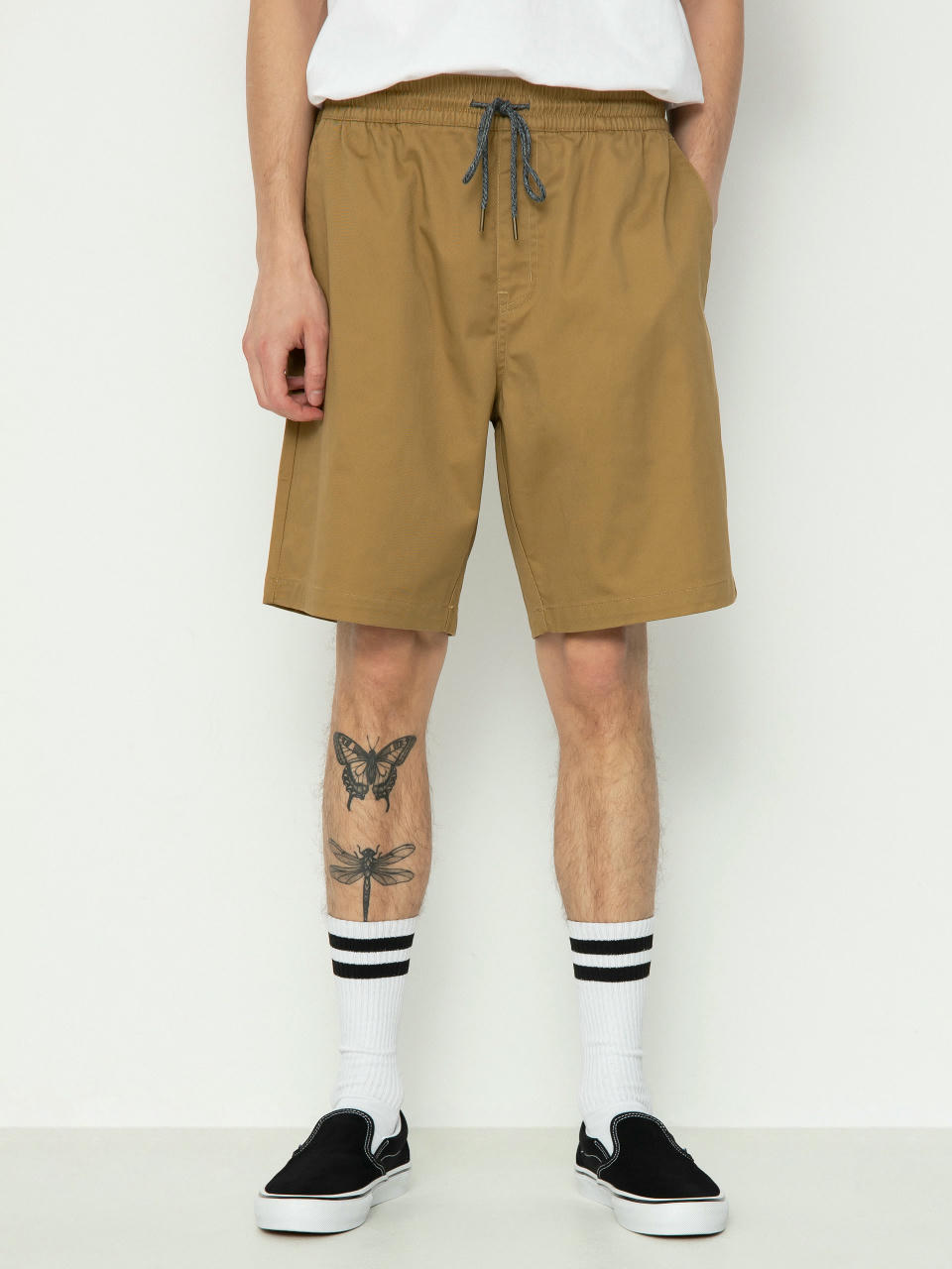 Kraťasy Volcom Frickin Ew 19 (dark khaki)