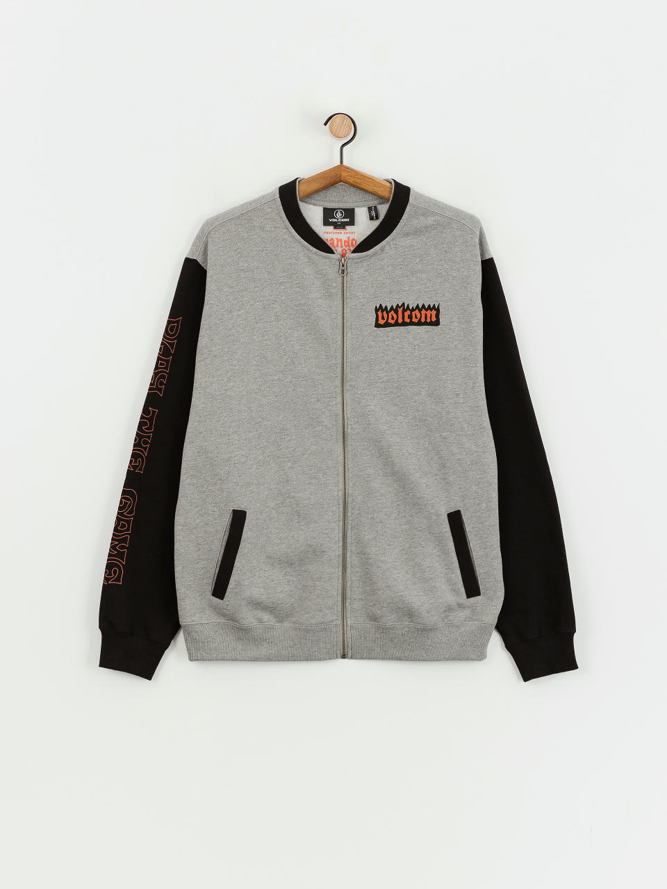 Mikina Volcom Fa Nando Von Arb Zip (heather grey)