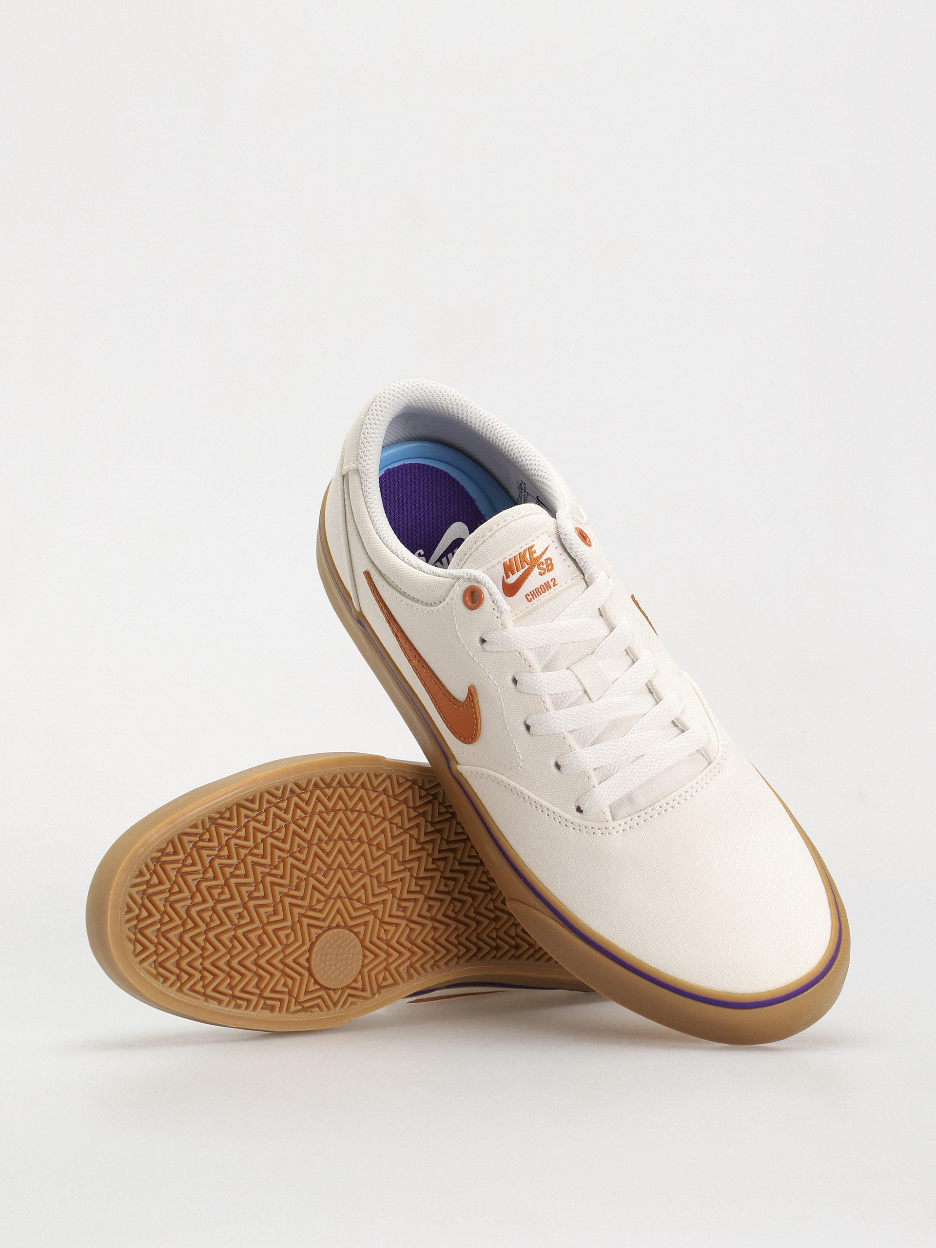 Boty Nike SB Chron 2 Canvas (summit white/monarch summit white)