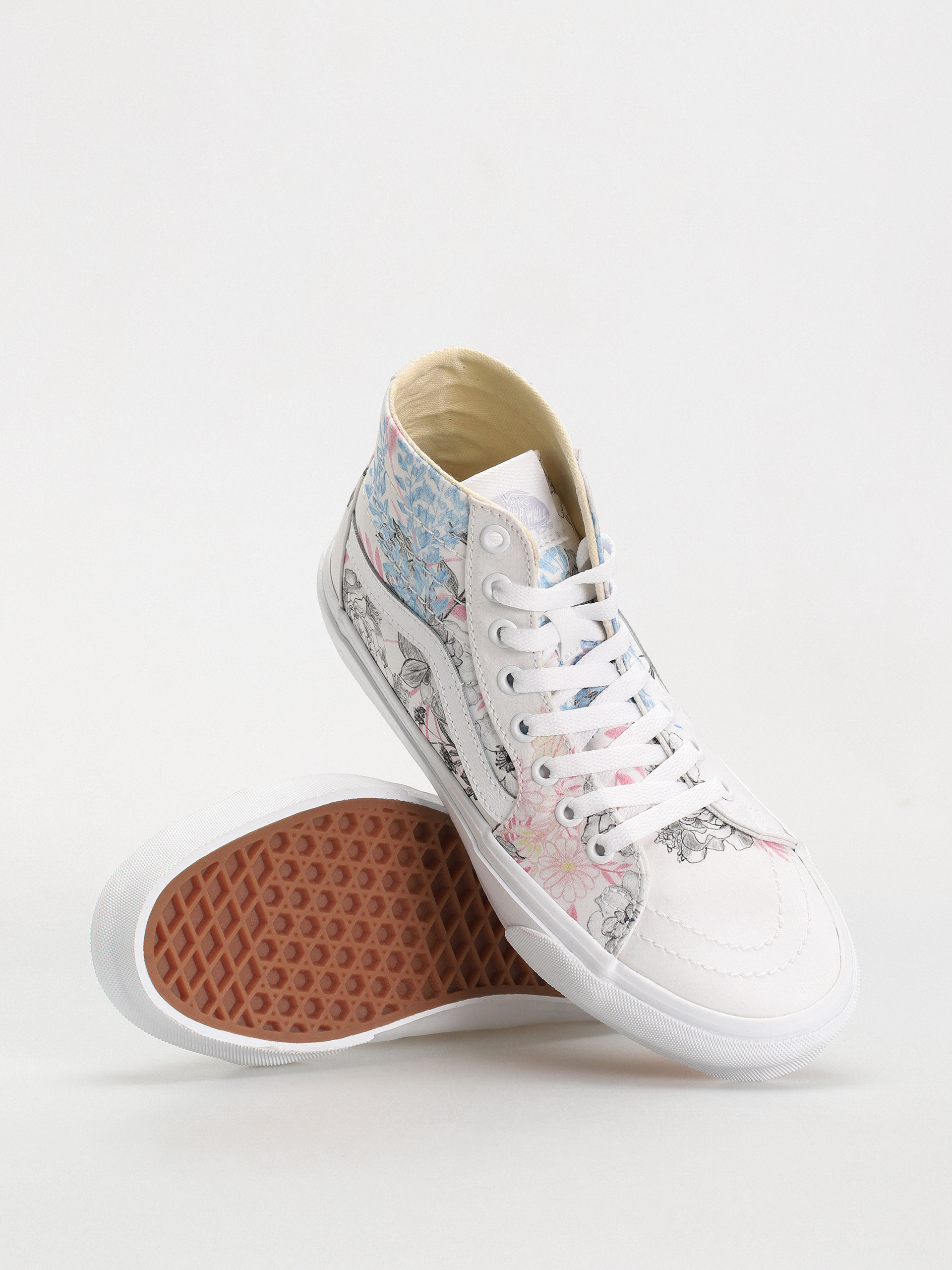 Boty Vans Sk8 Hi Tapered (whimsy floral true white)