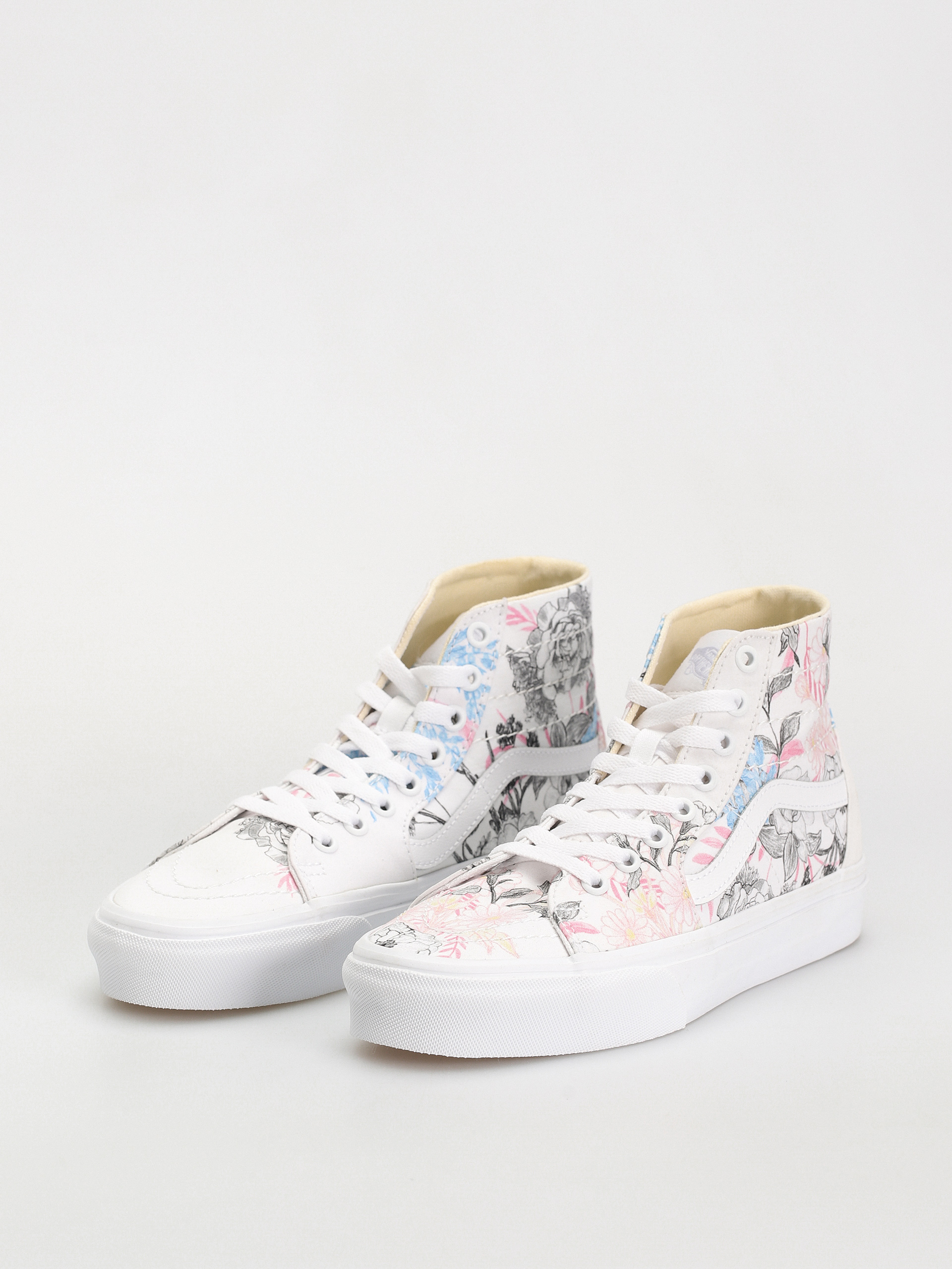 Boty Vans Sk8 Hi Tapered (whimsy floral true white)