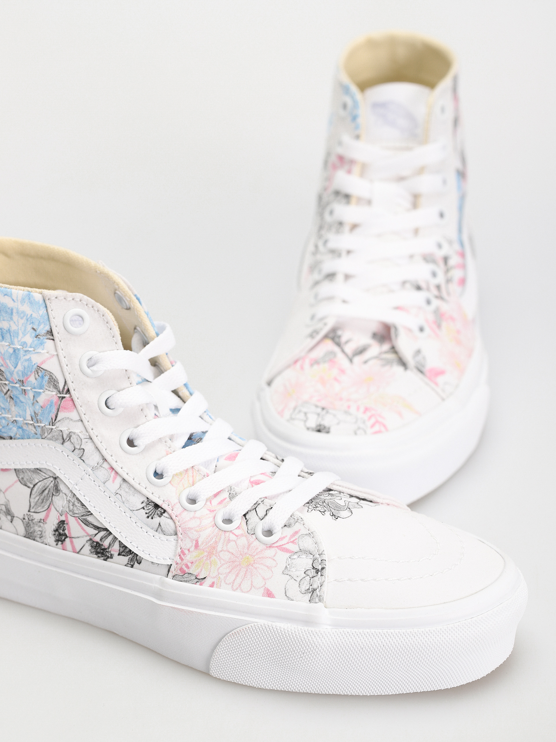 Boty Vans Sk8 Hi Tapered (whimsy floral true white)