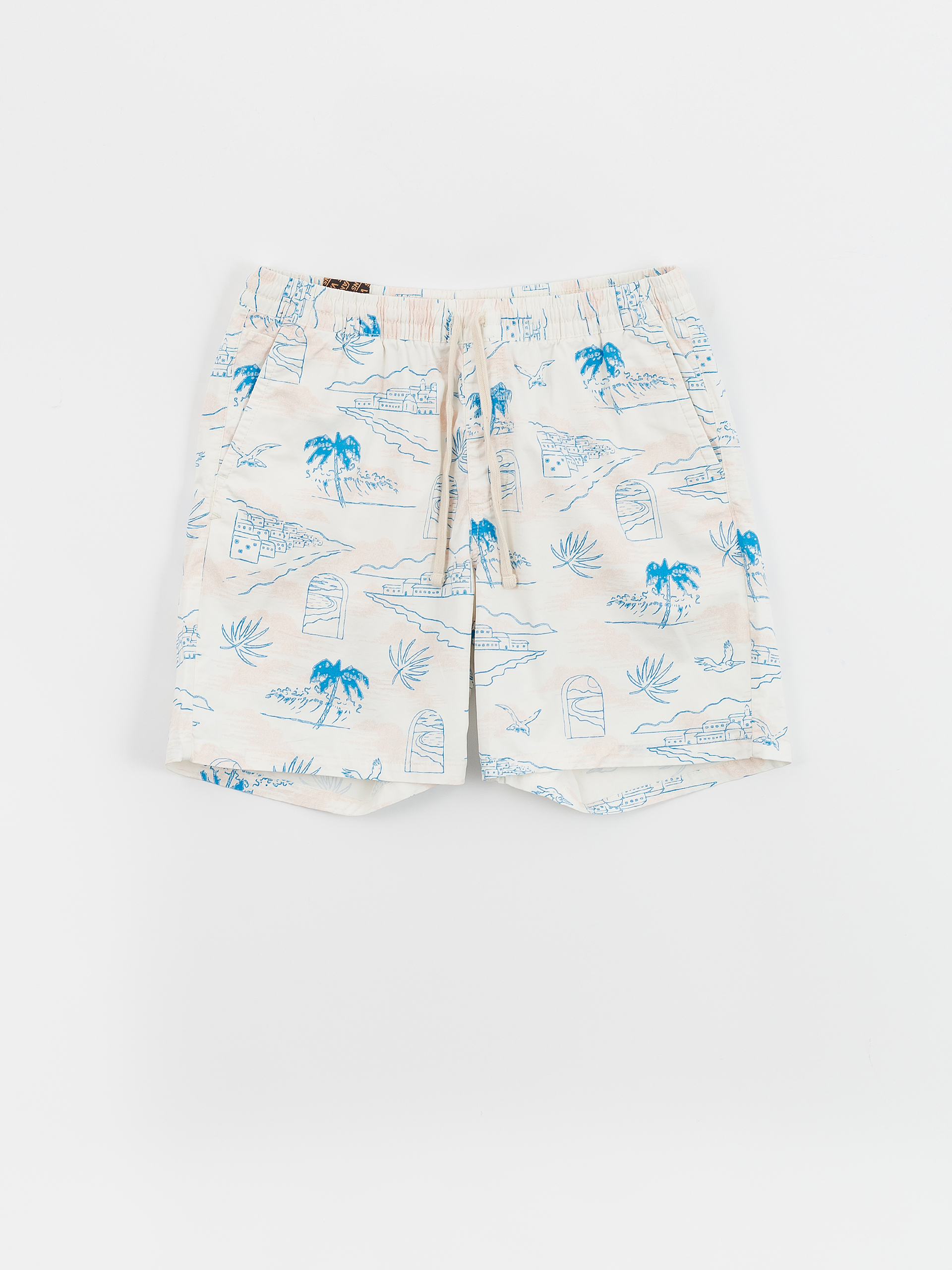 Kraťasy Vans Range Relaxed Elastic (marshmallow/malibu blue)