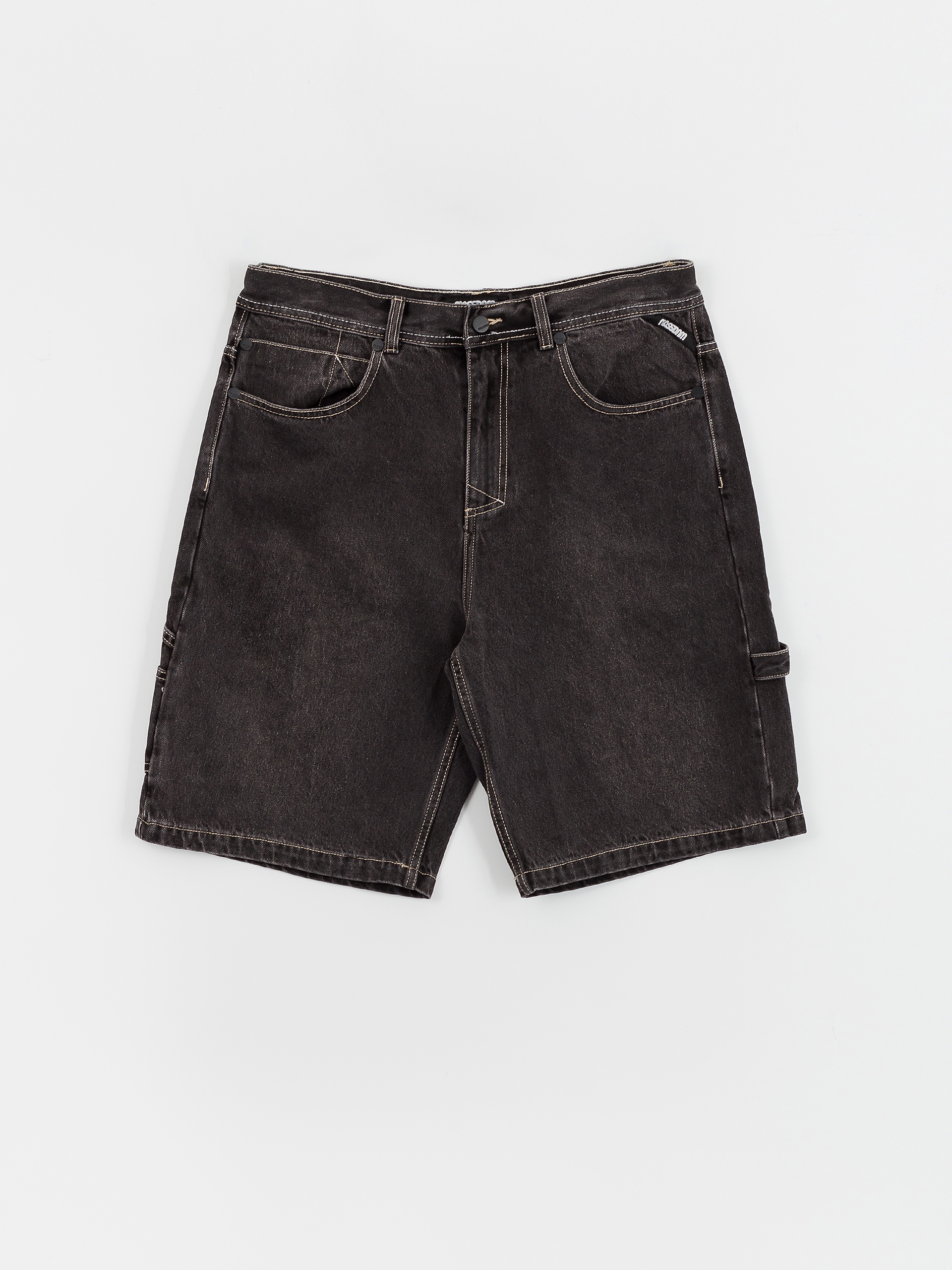Kraťasy MassDnm Jeans Elementary (black washed)