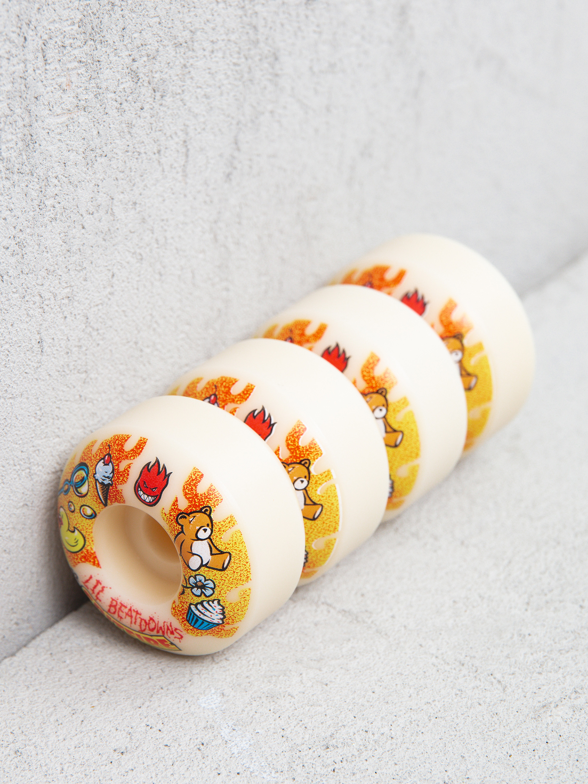 Kolečka Spitfire F4 99D Classic Lil Beatdown (natural/orange)