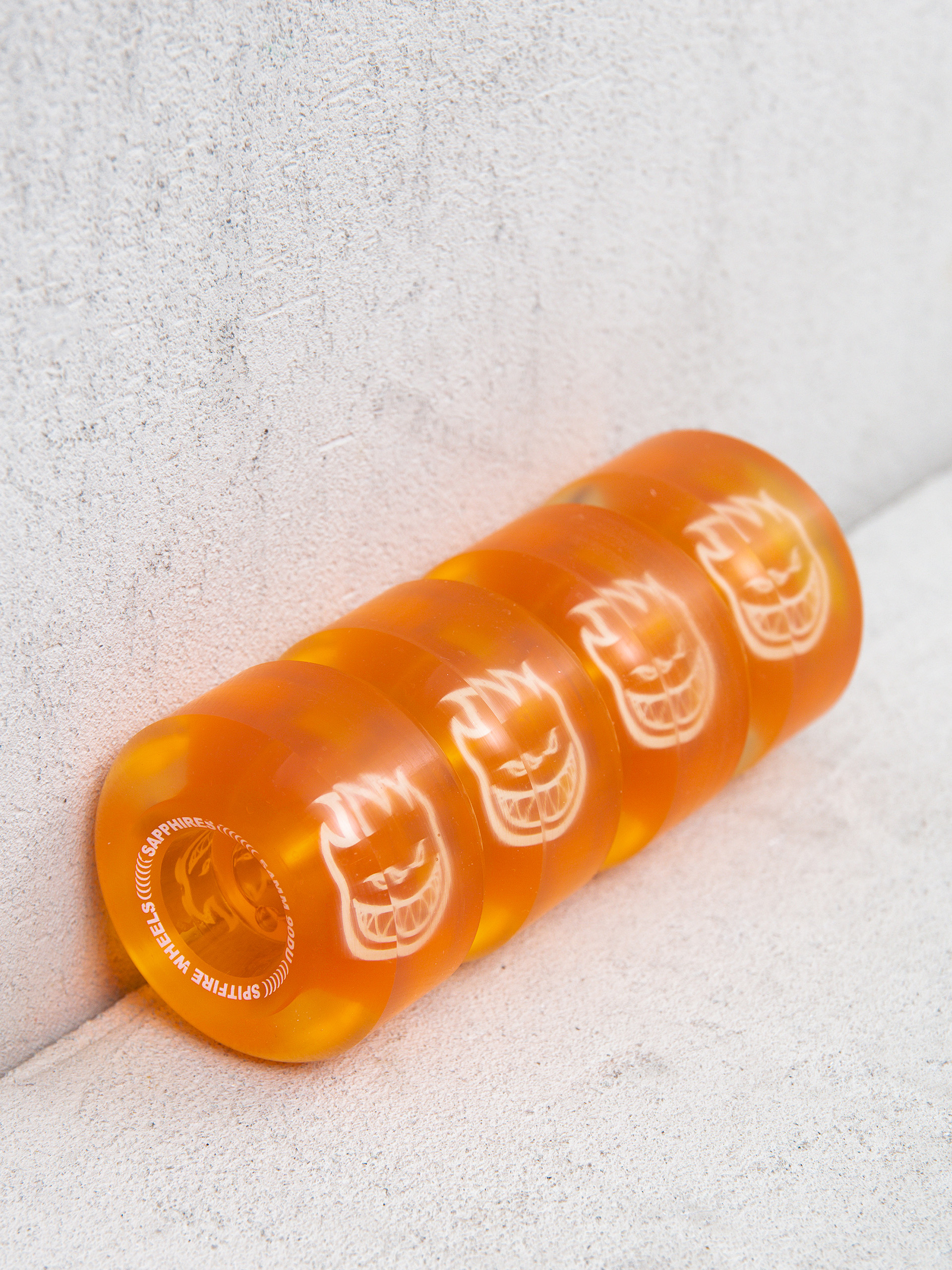 Kolečka Spitfire 90D Radials Sapphire (clear/orange)