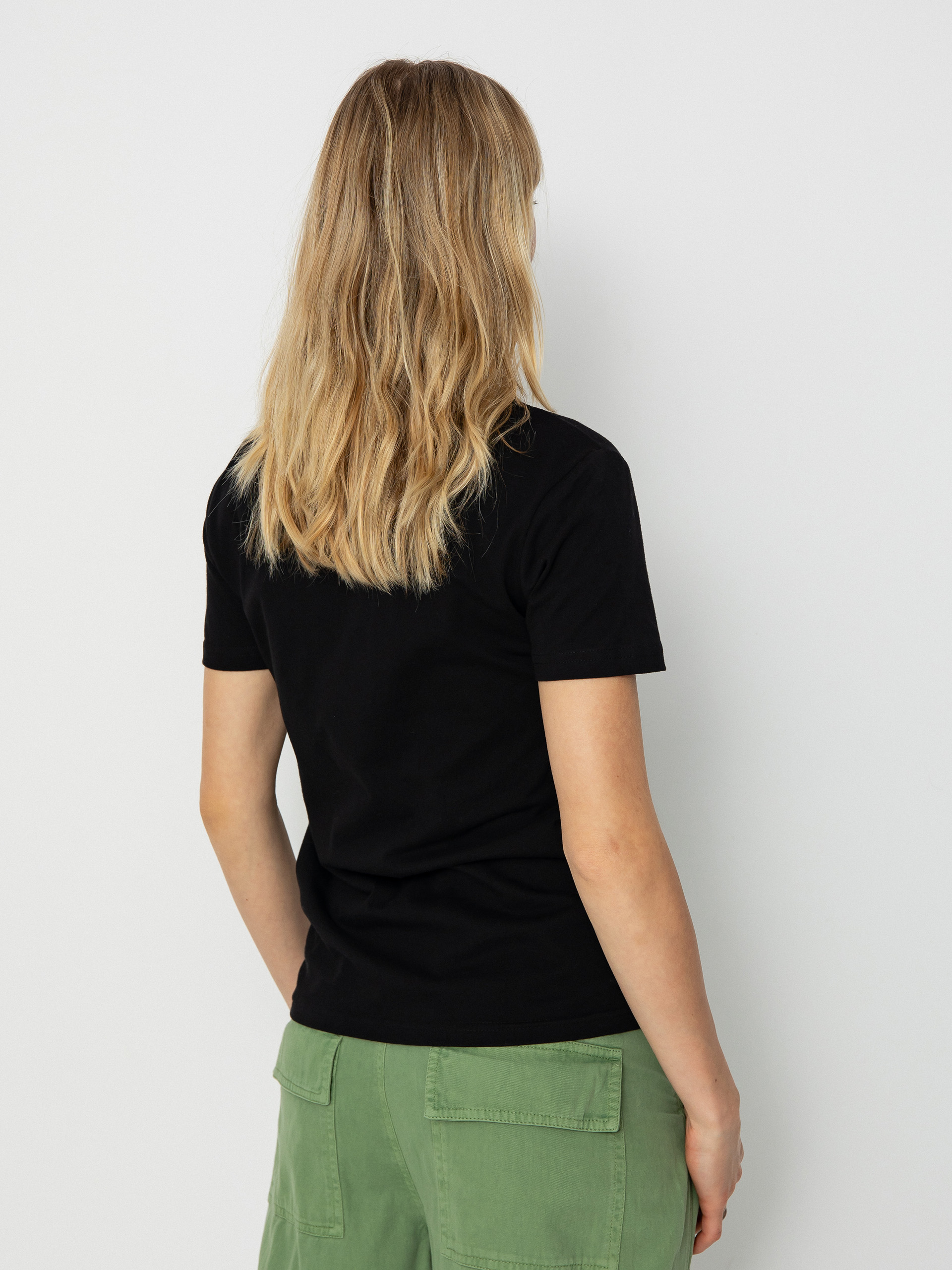 Tričko Santa Cruz Dressen Snake Front Wmn (black)