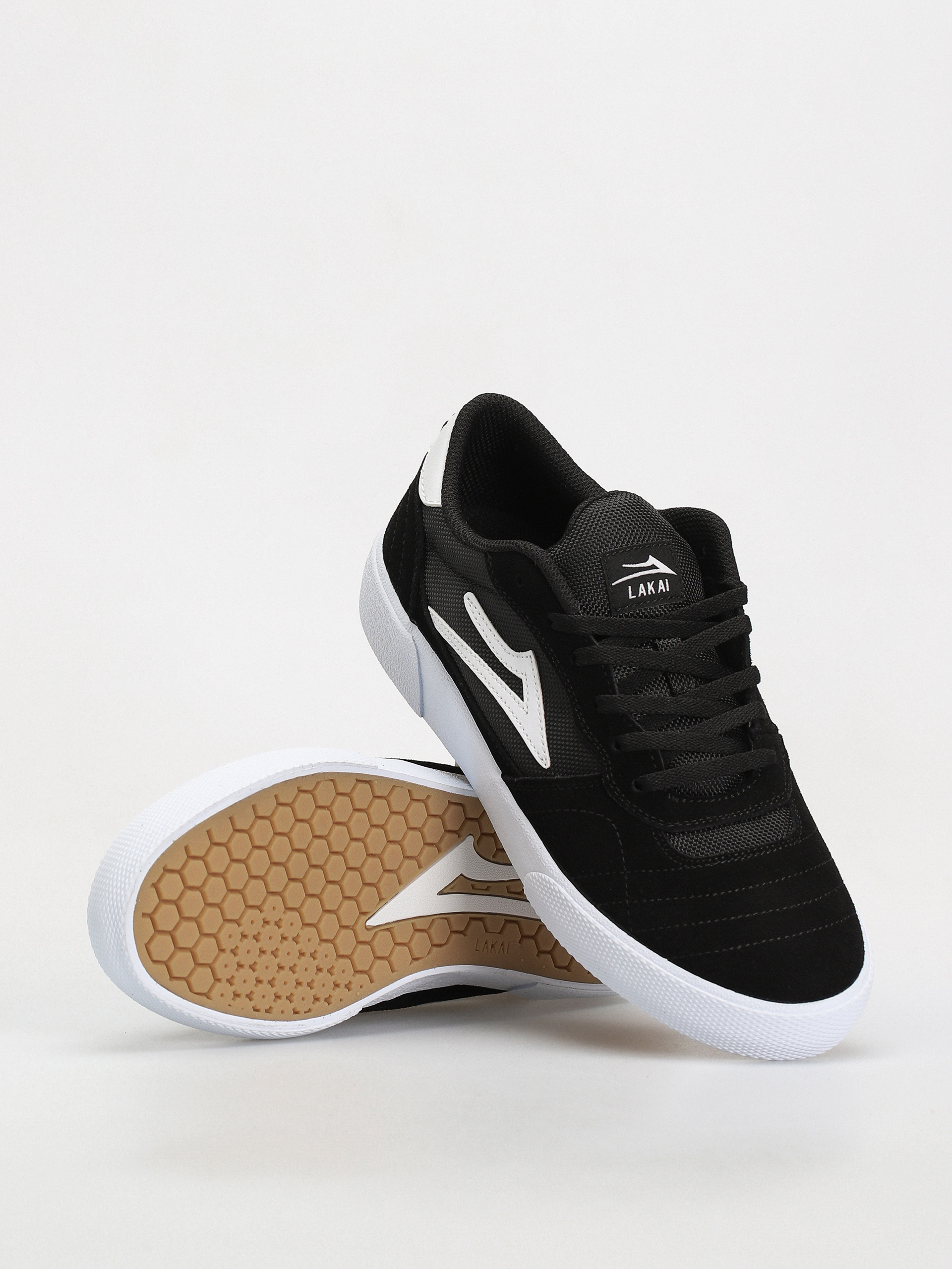 Boty Lakai Cambridge (black white suede)