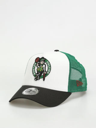 Kšiltovka  New Era NBA Trucker Boston Celtics (black/green)