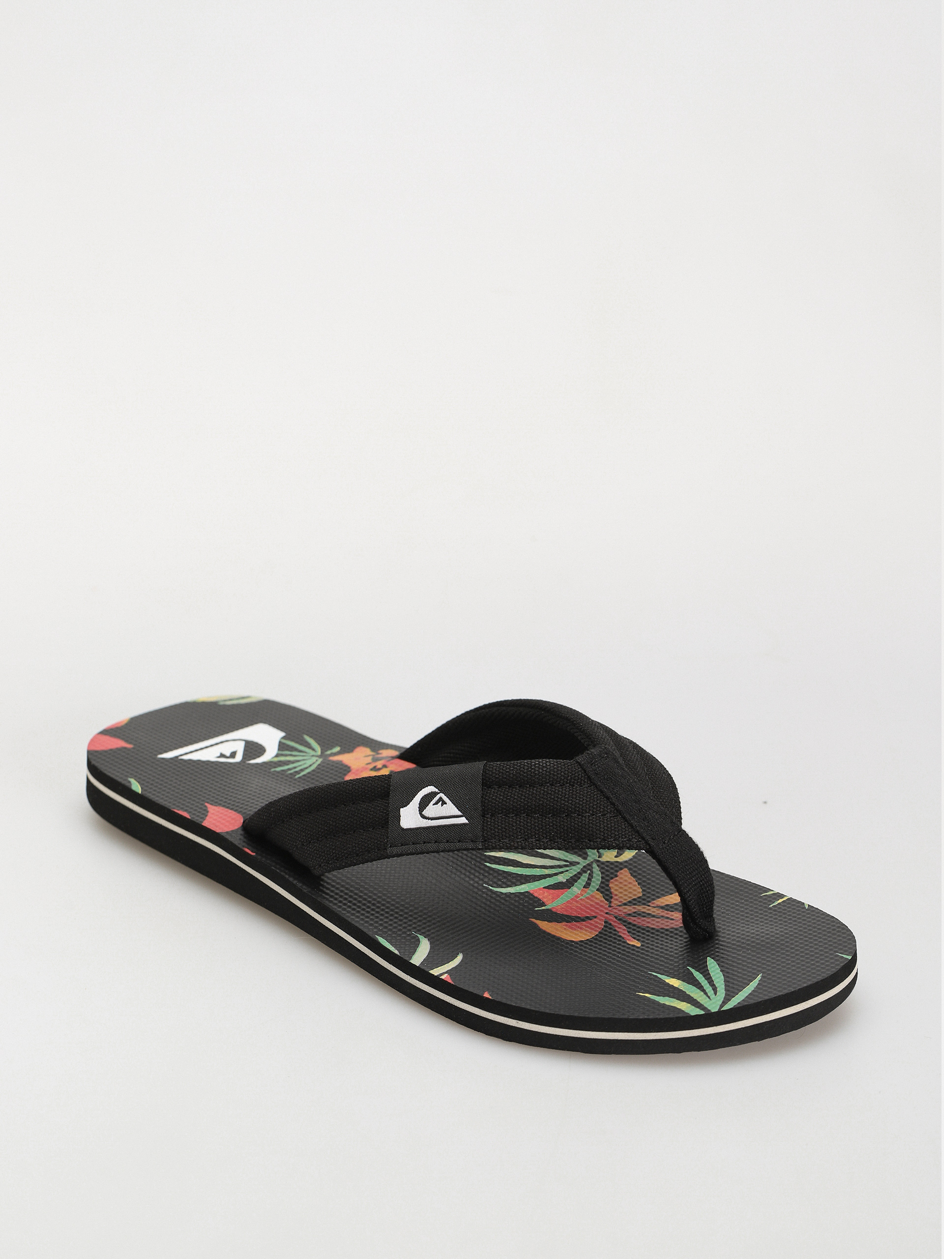 Plážovky Quiksilver Molokai Layback Ii (black/orange/green)