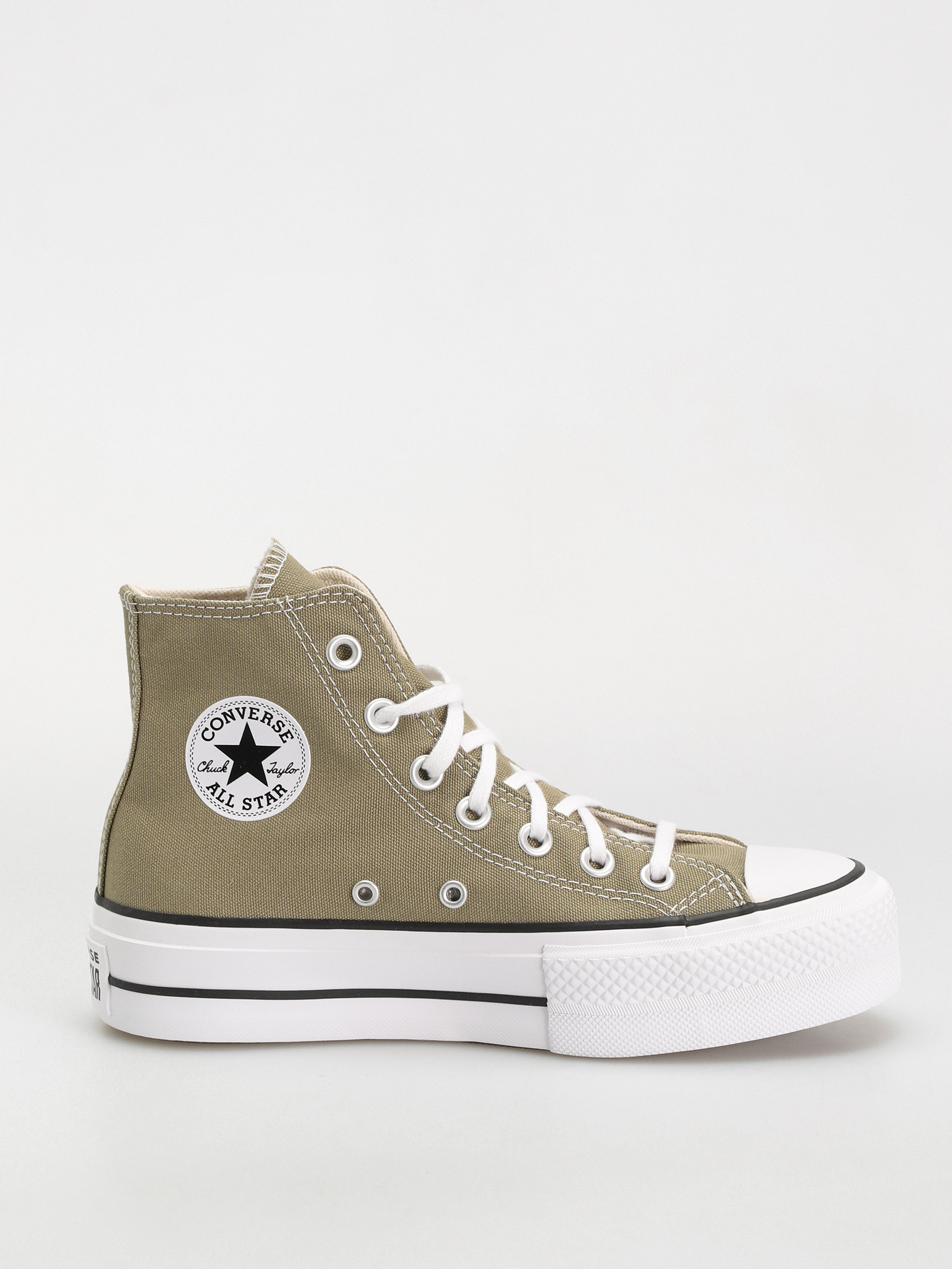 Tenisky Converse Chuck Taylor All Star Lift Hi Wmn (olive/white)