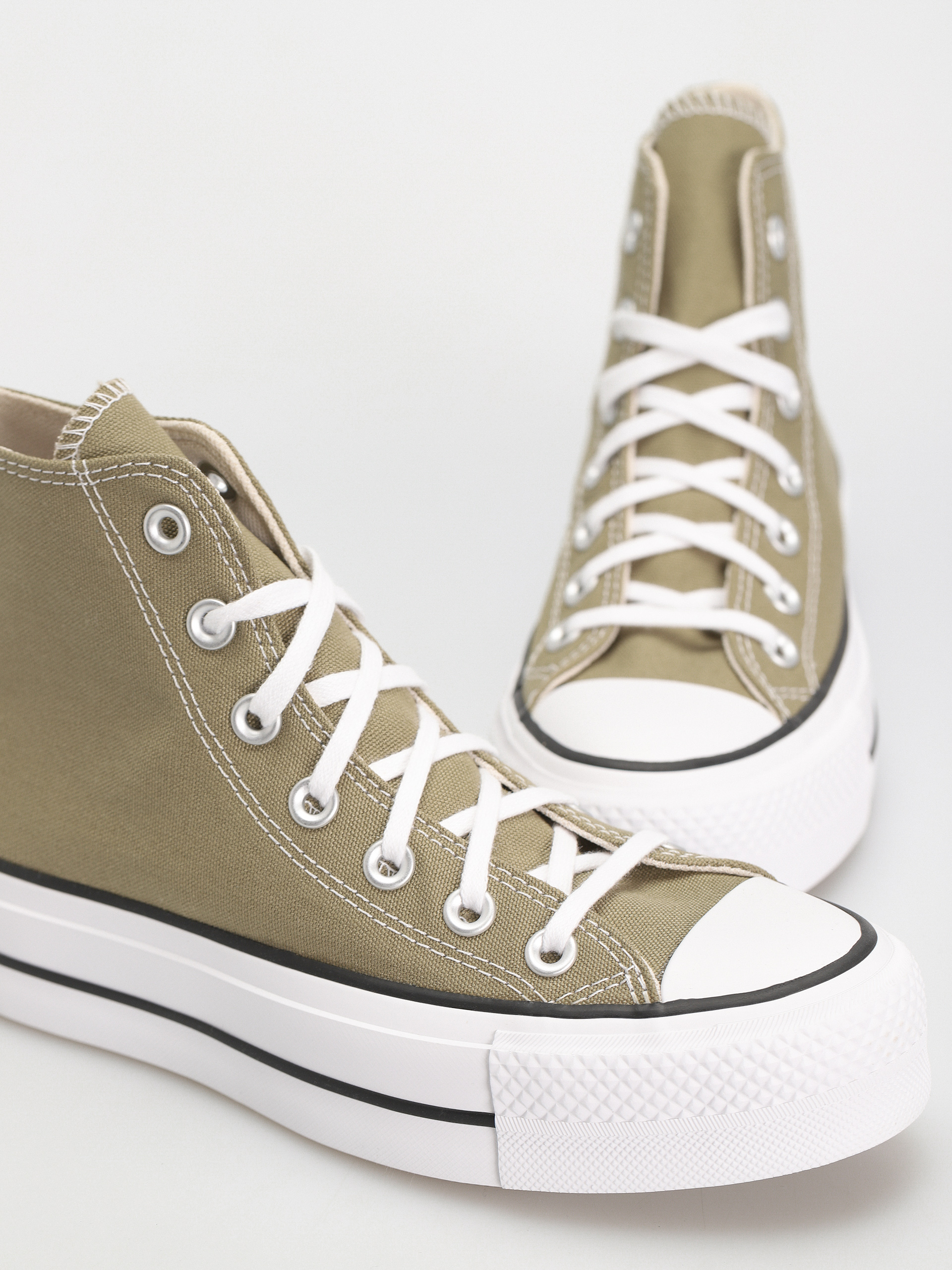 Tenisky Converse Chuck Taylor All Star Lift Hi Wmn (olive/white)