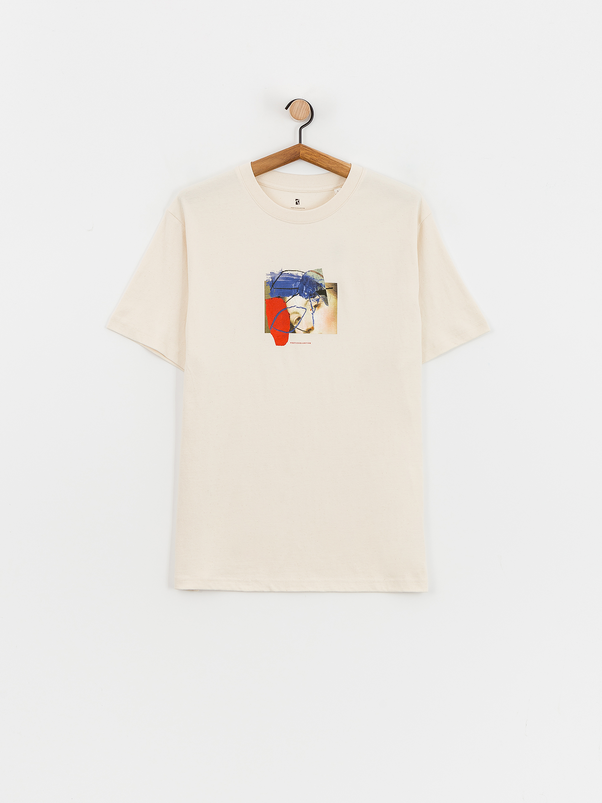 Tričko Poetic Collective Half on Half (off white)