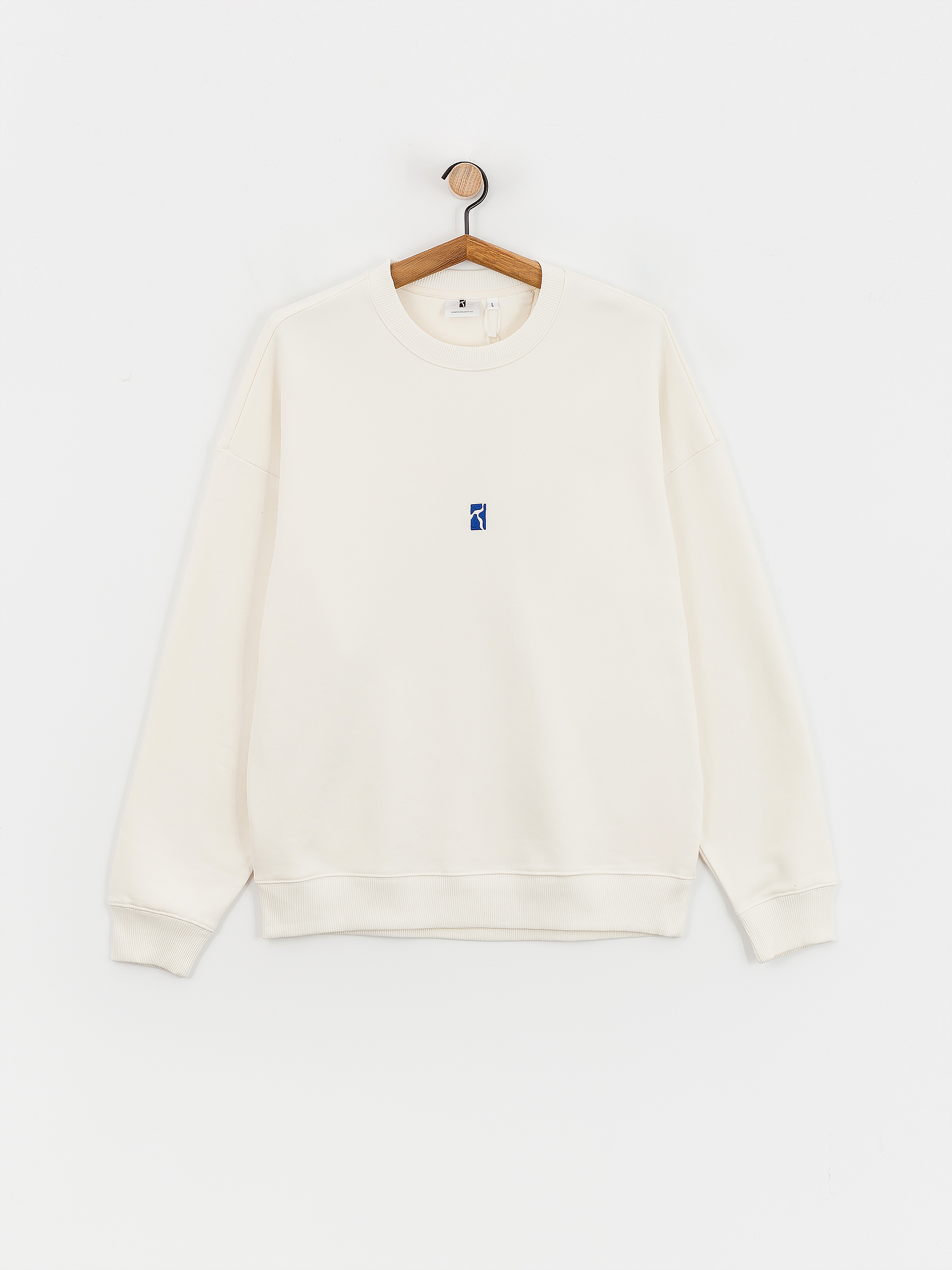 Svetr Poetic Collective Strokes Crewneck (ivory)