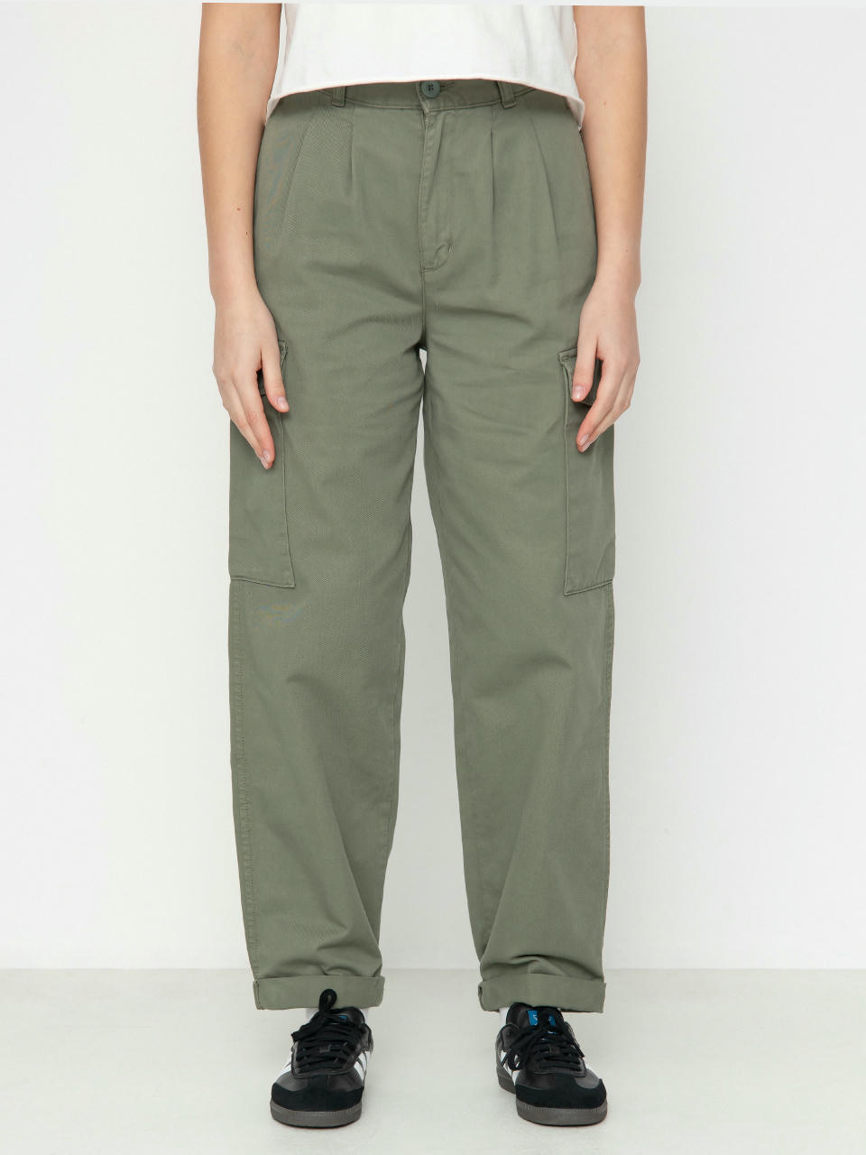 Kalhoty Carhartt WIP Collins Wmn (park)