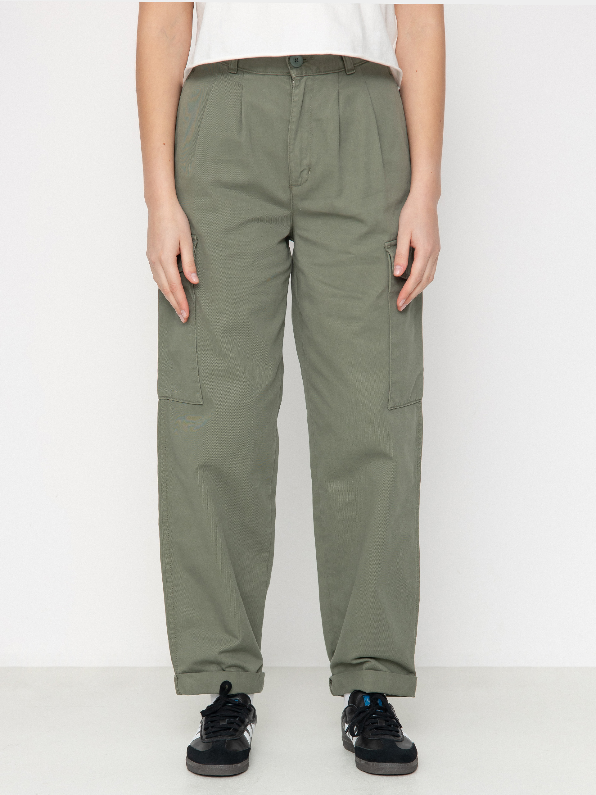 Kalhoty Carhartt WIP Collins Wmn (park)