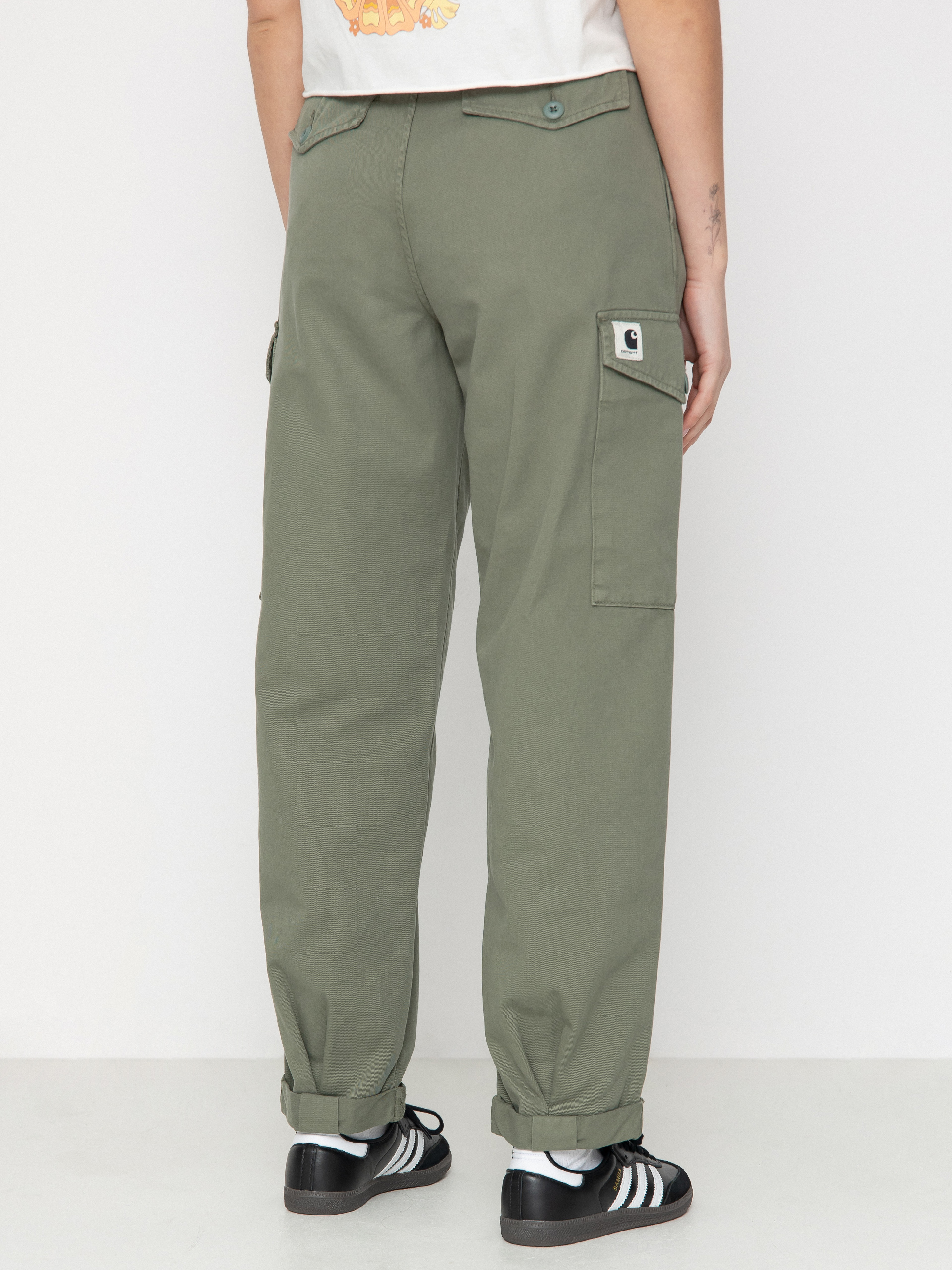 Kalhoty Carhartt WIP Collins Wmn (park)