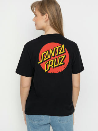 Tričko Santa Cruz Classic Dot Chest Wmn (black)