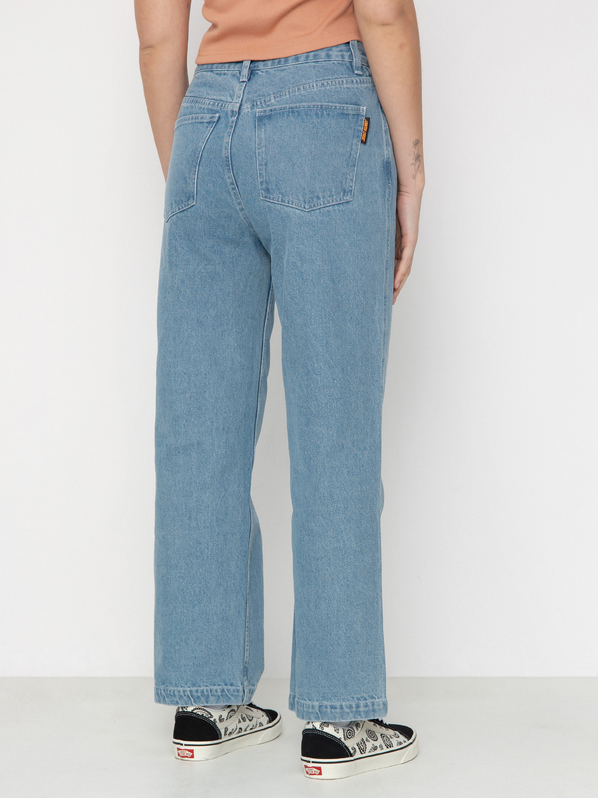 Kalhoty Santa Cruz Classic Baggy Jeans Wmn (bleach blue)
