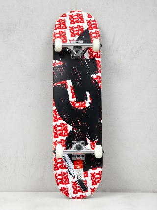 Skateboard DGK Scribble (white/black/red)