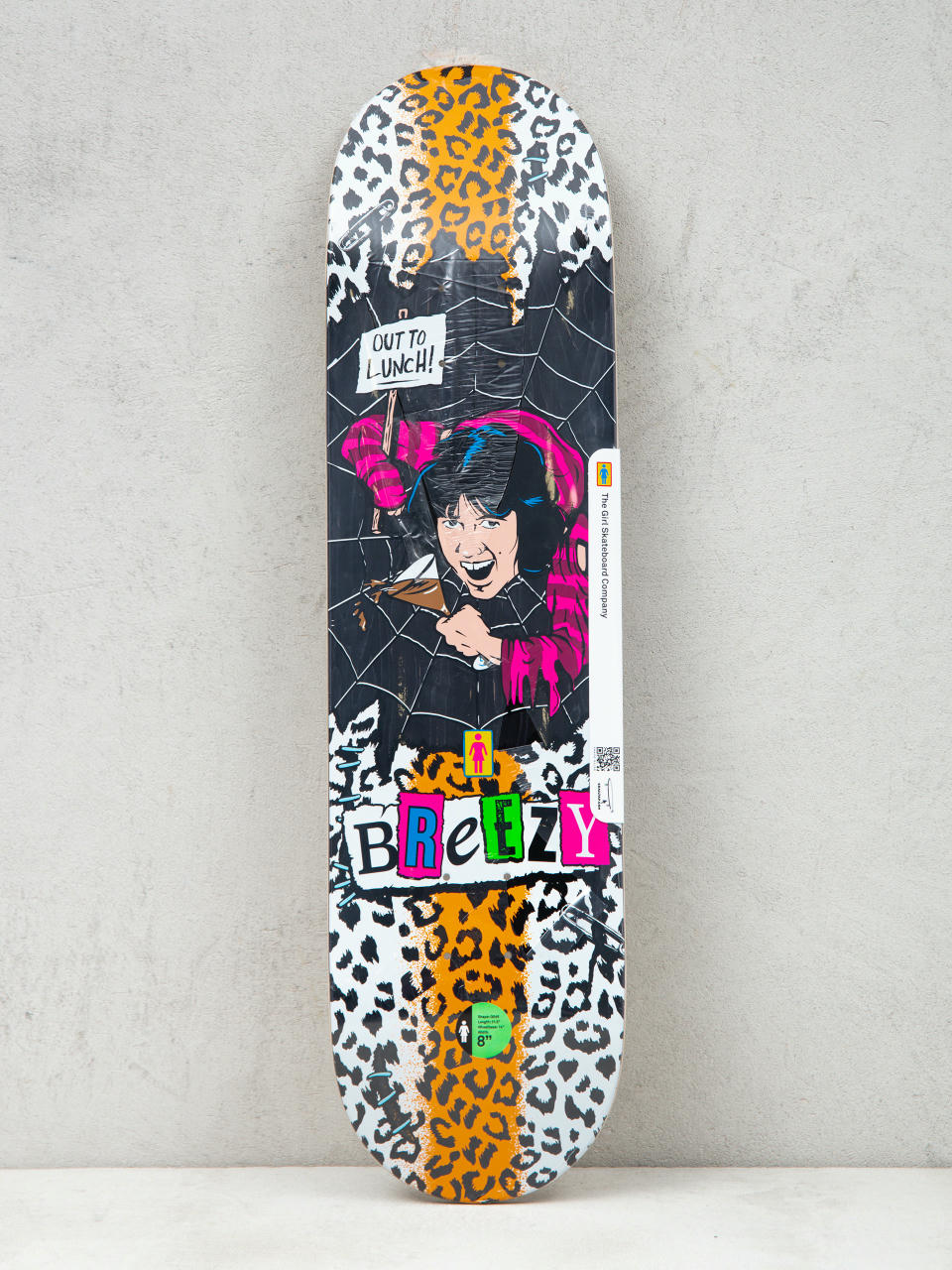 Deska Girl Skateboard Geering Out To Lunch (black)