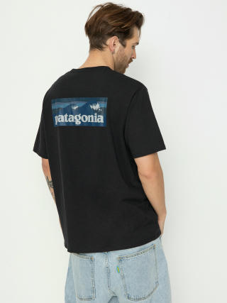 Tričko Patagonia Boardshort Logo Pocket Responsibili (ink black)