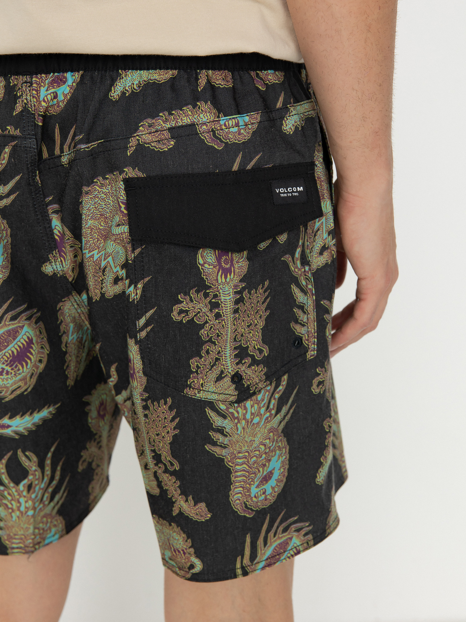 Kraťasy Volcom Fa Tetsunori 17 (black)