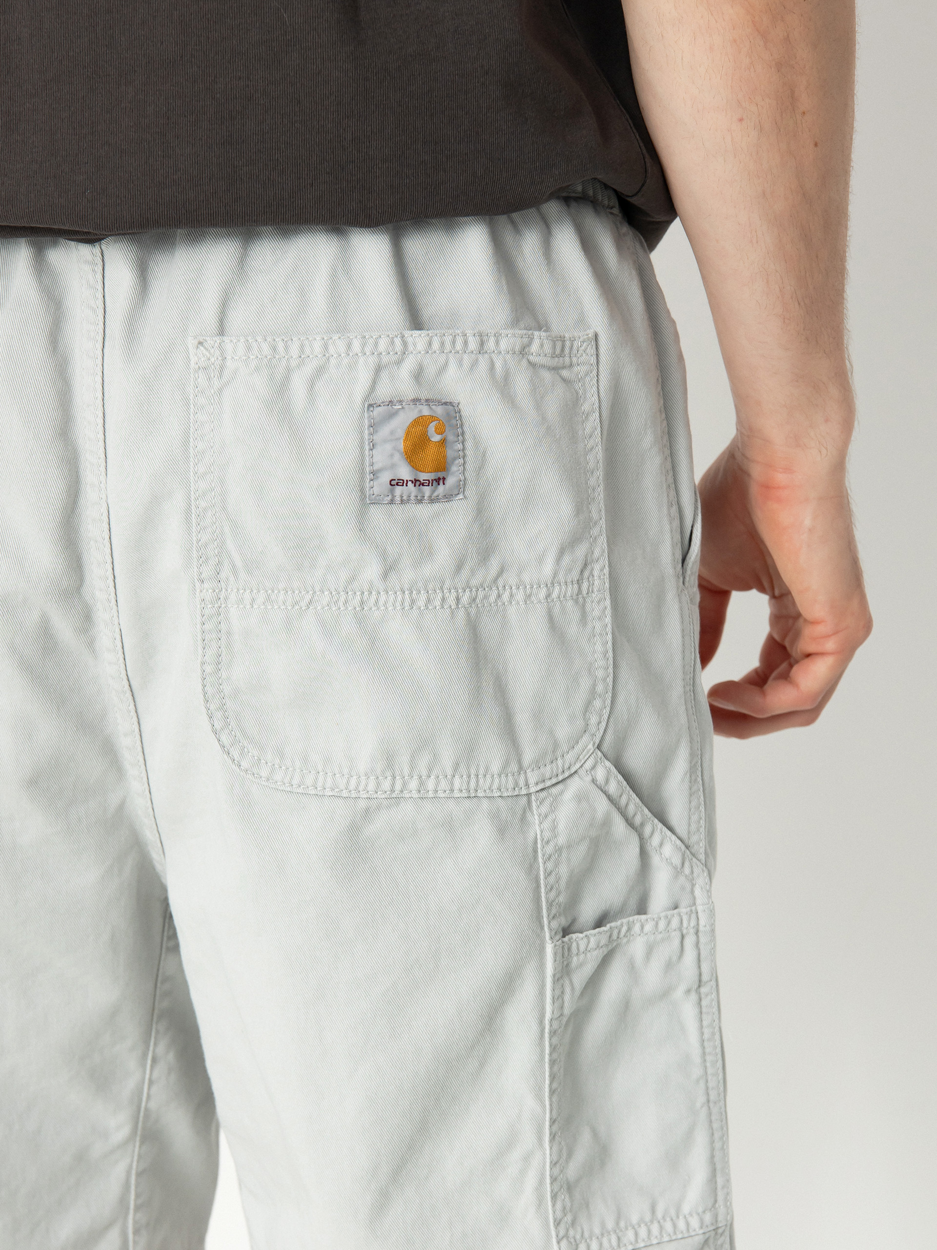 Kraťasy Carhartt WIP Flint (sonic silver)