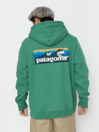 Mikina s kapucí Patagonia Boardshort Logo Uprisal HD (gather green)