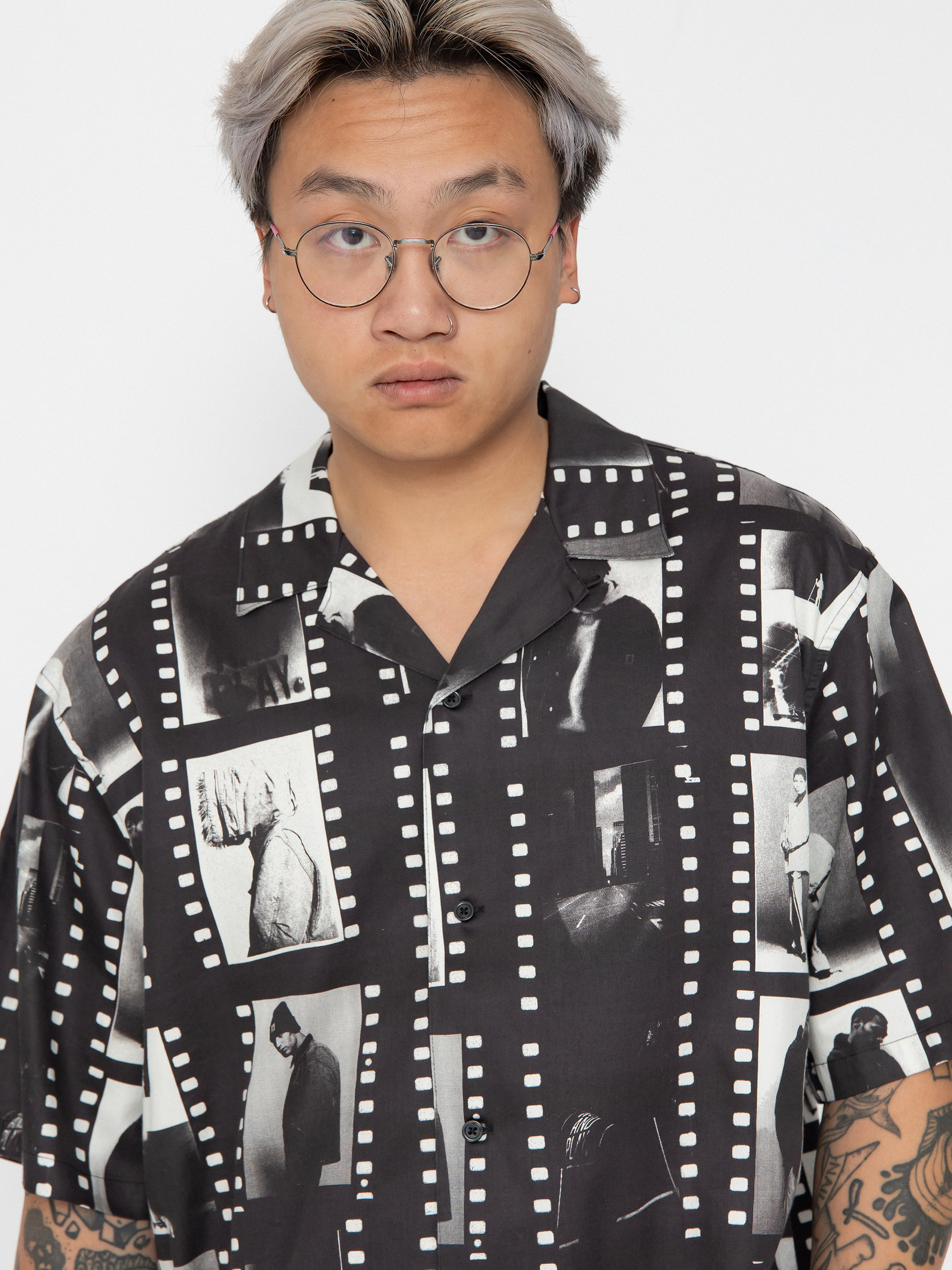 Košile Carhartt WIP Photo Strip (photo strip print/black/white)