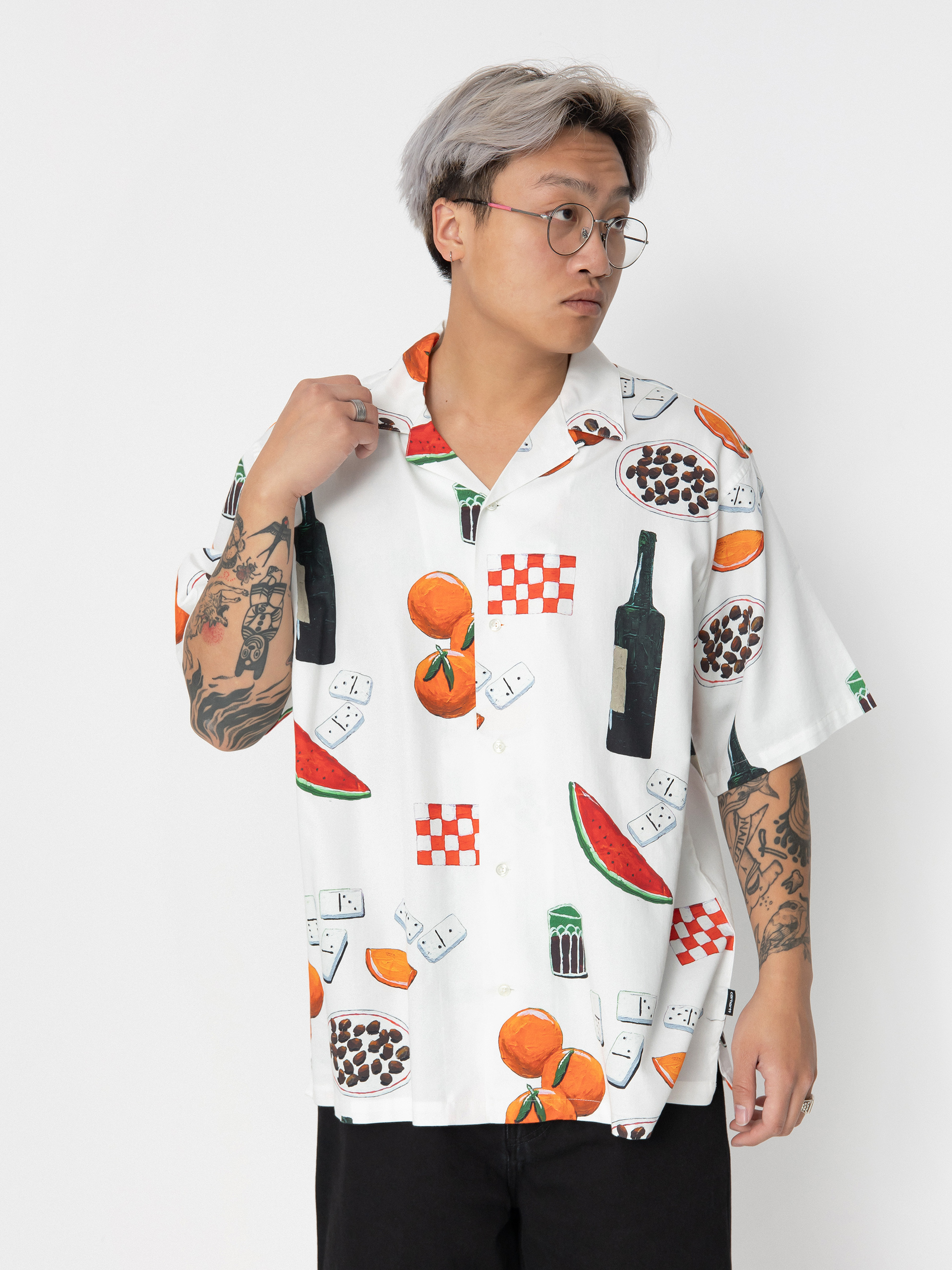 Košile Carhartt WIP Isis Maria Dinner (isis maria dinner print/white)