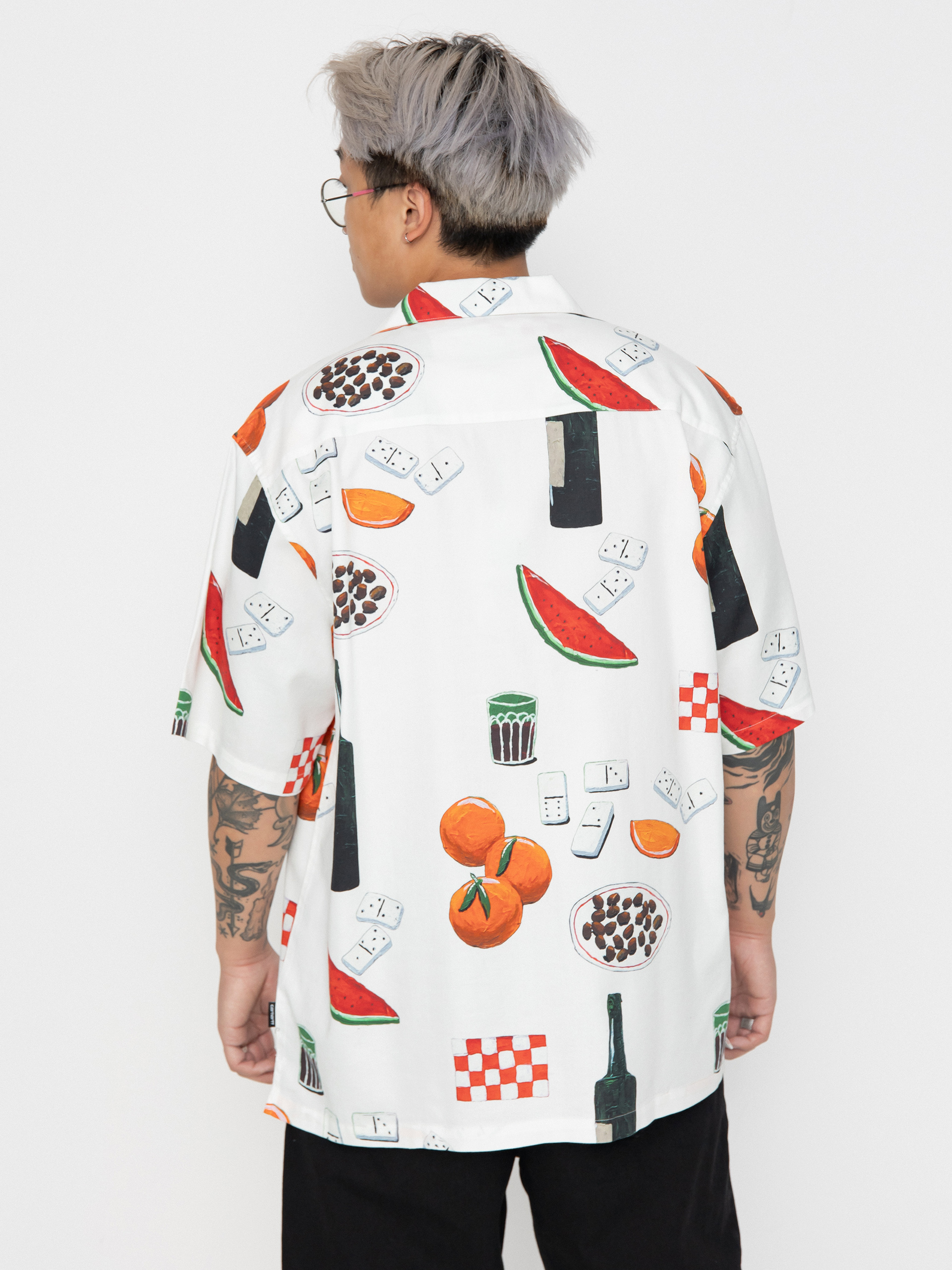 Košile Carhartt WIP Isis Maria Dinner (isis maria dinner print/white)