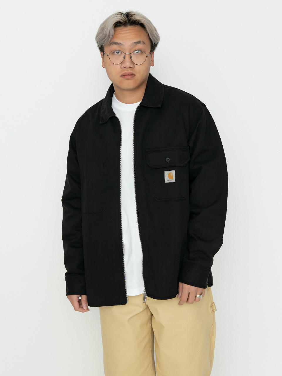 Košile Carhartt WIP Rainer (black)