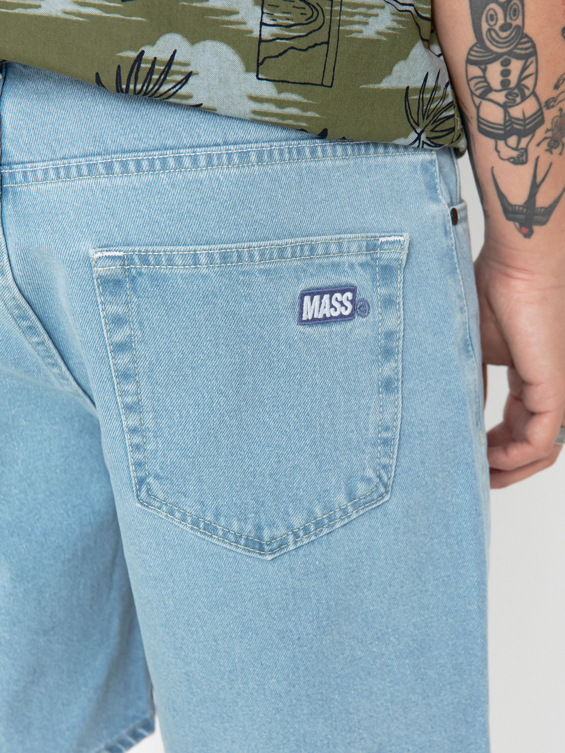 Kraťasy MassDnm Jeans Box (light blue)