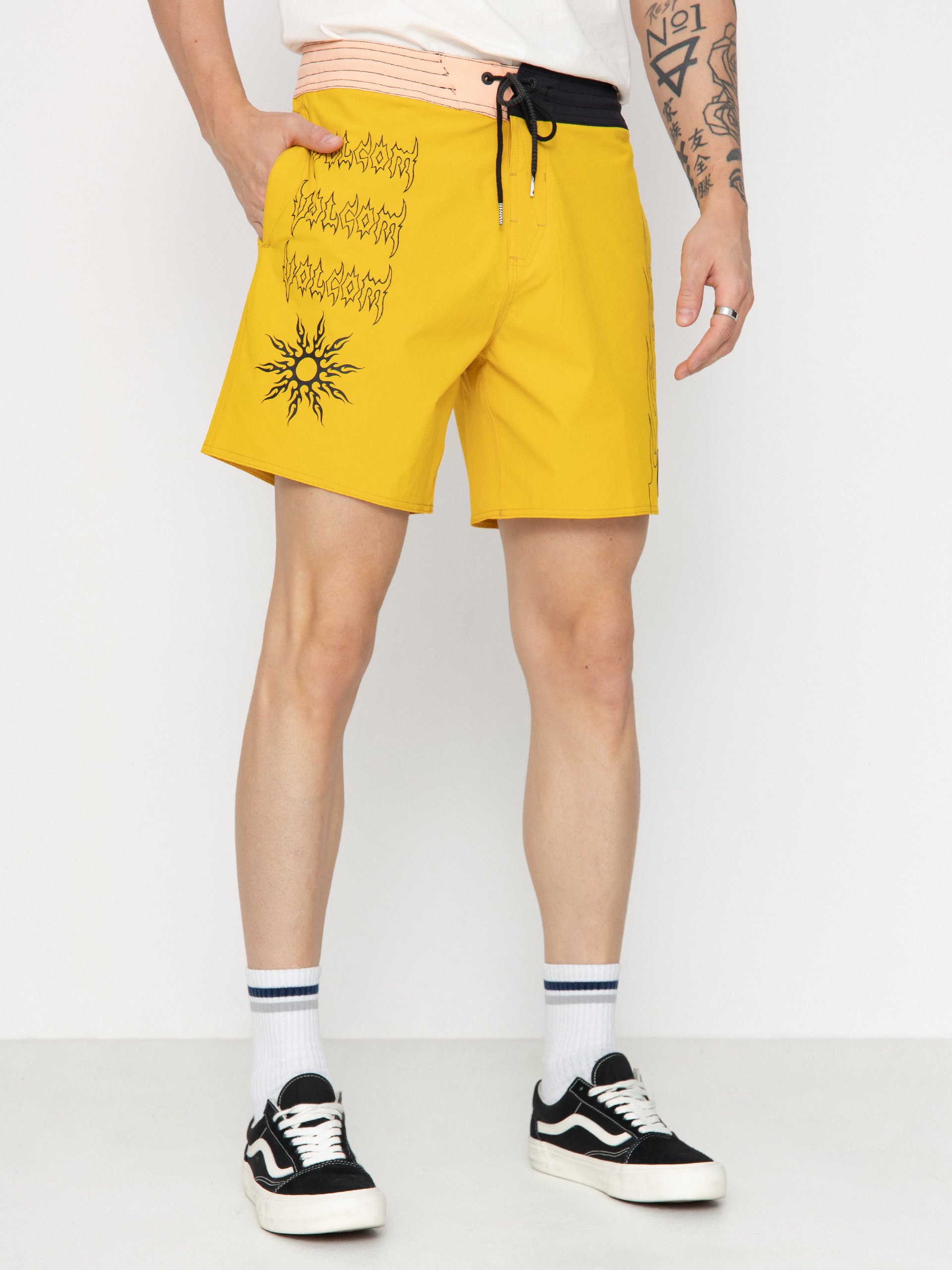 Plážové kraťasy Volcom About Time Liberators 17 (lemon)