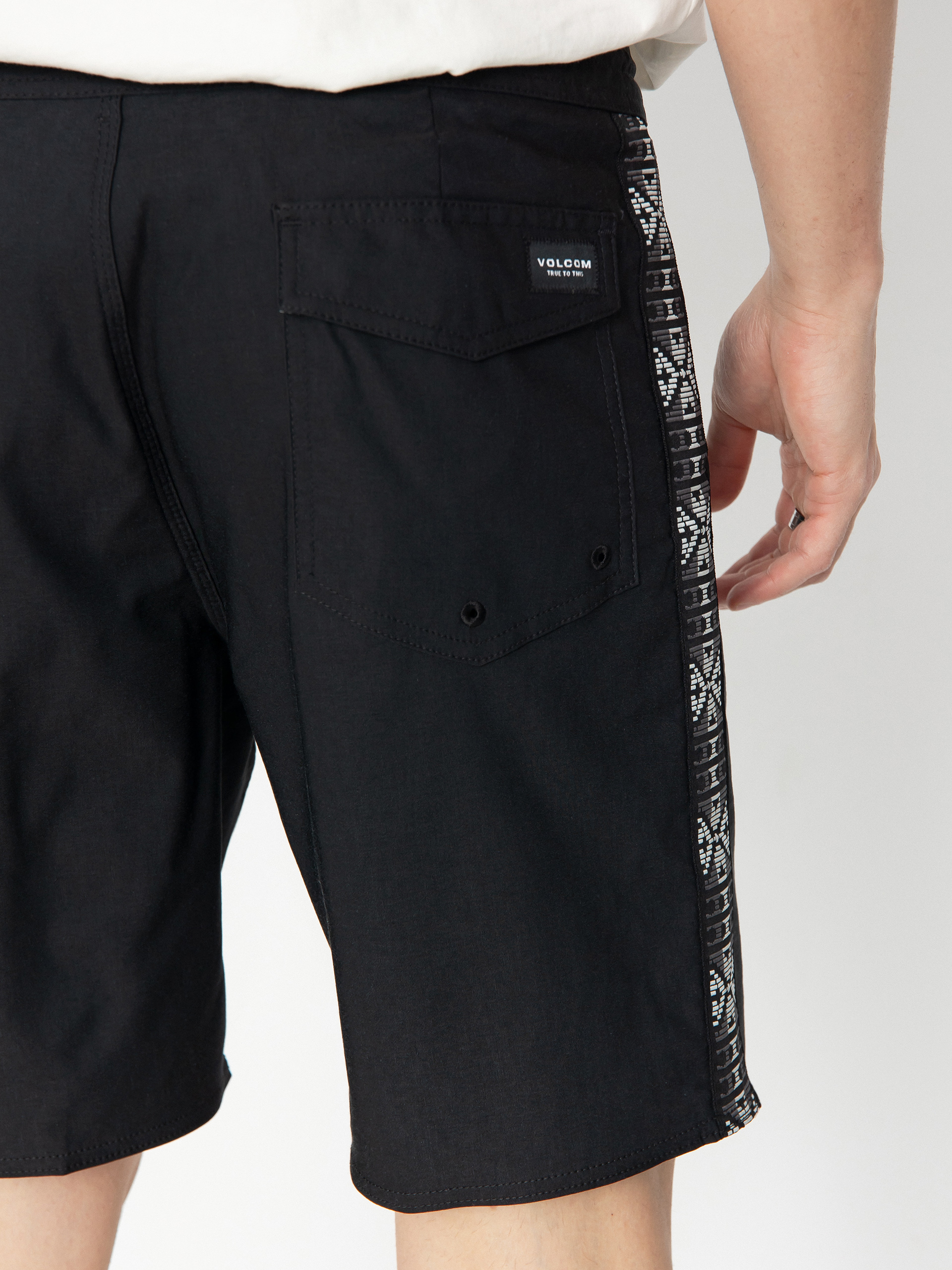 Plážové kraťasy Volcom V Ent Hockey Dad Stoney 19 (black)